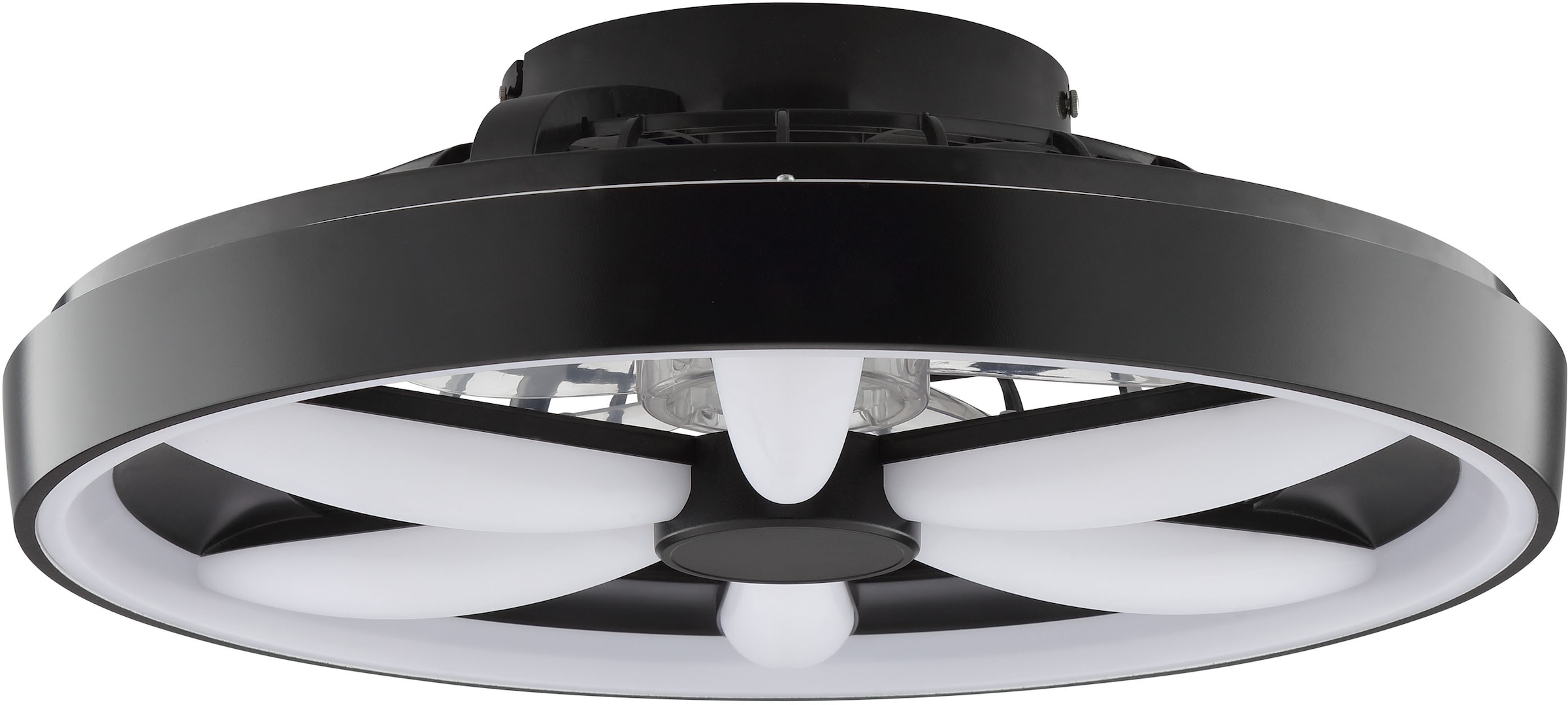 Hanseatic LED Deckenleuchte »DLV2205«, 1 flammig, Leuchtmittel LED-Modul | LED fest integriert, LED Ventilator, Ø 48 cm, 6400 lm, dimmbar, Fernbedienung