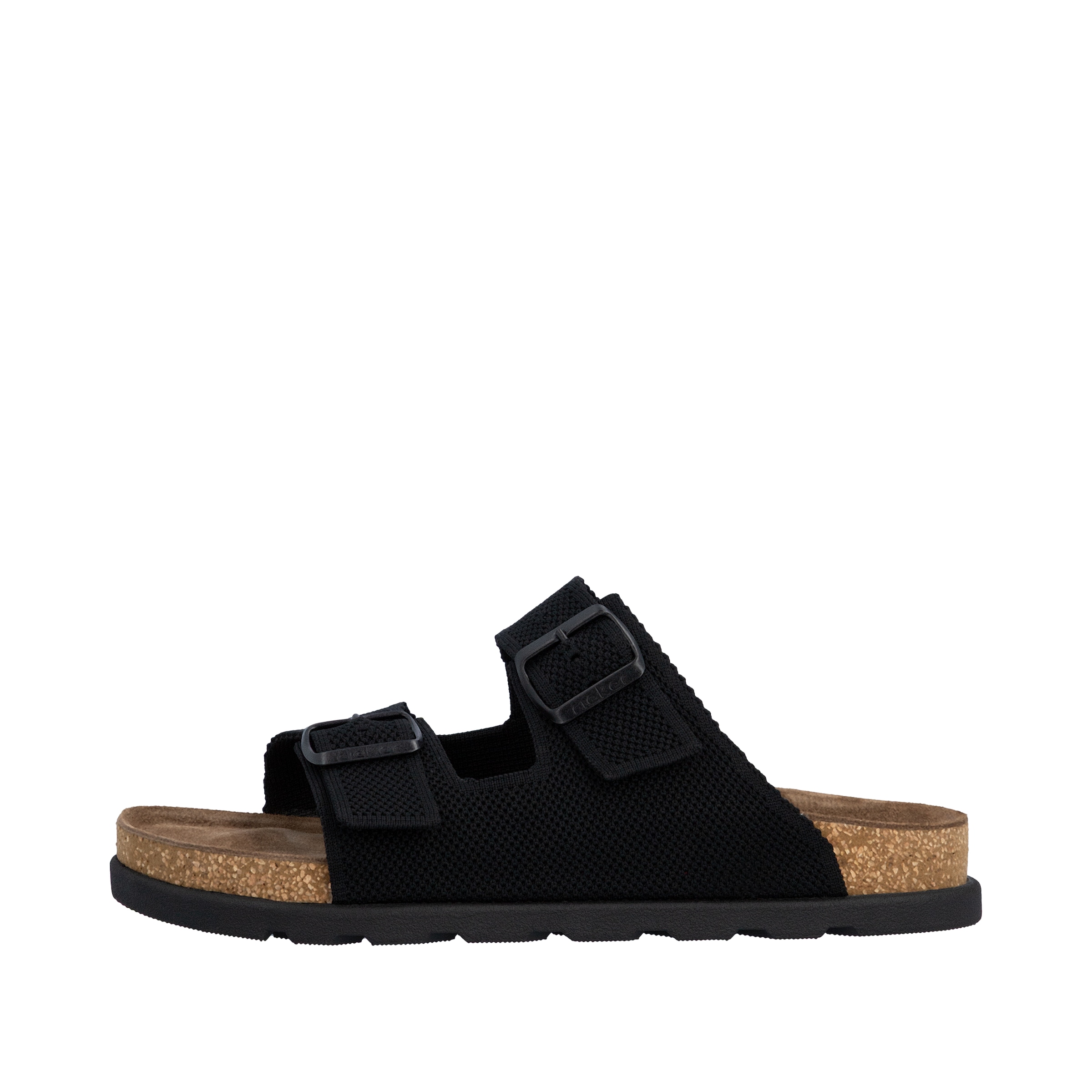 Rieker Pantolette  Sommerschuh, Strandschuh, Hausschuh, Urlaubsschuh mit zwei Schnallen