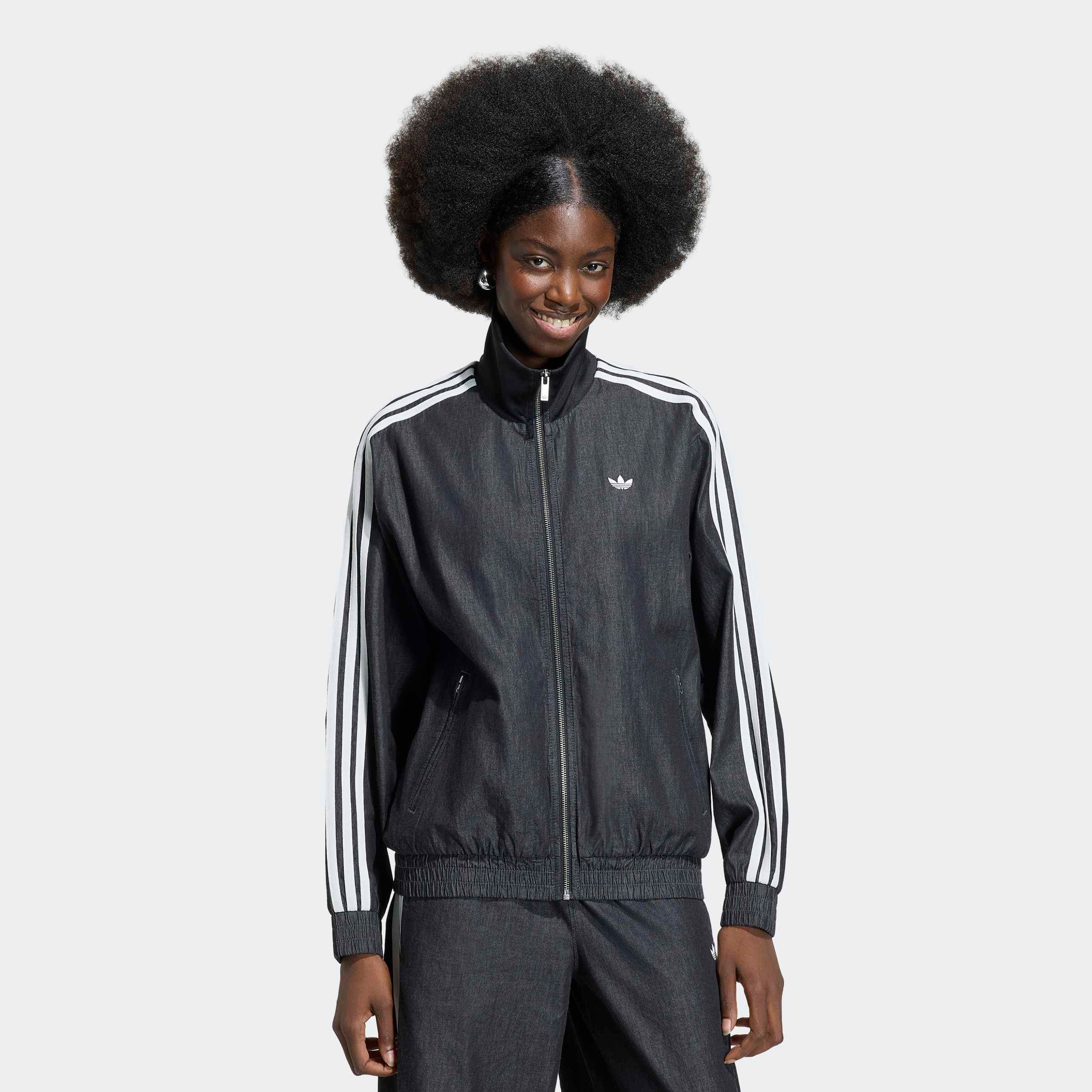 adidas Originals Outdoorjacke »DENIM FB TT« für Erwachsene, mit Reißverschluss, aus Baumwolle