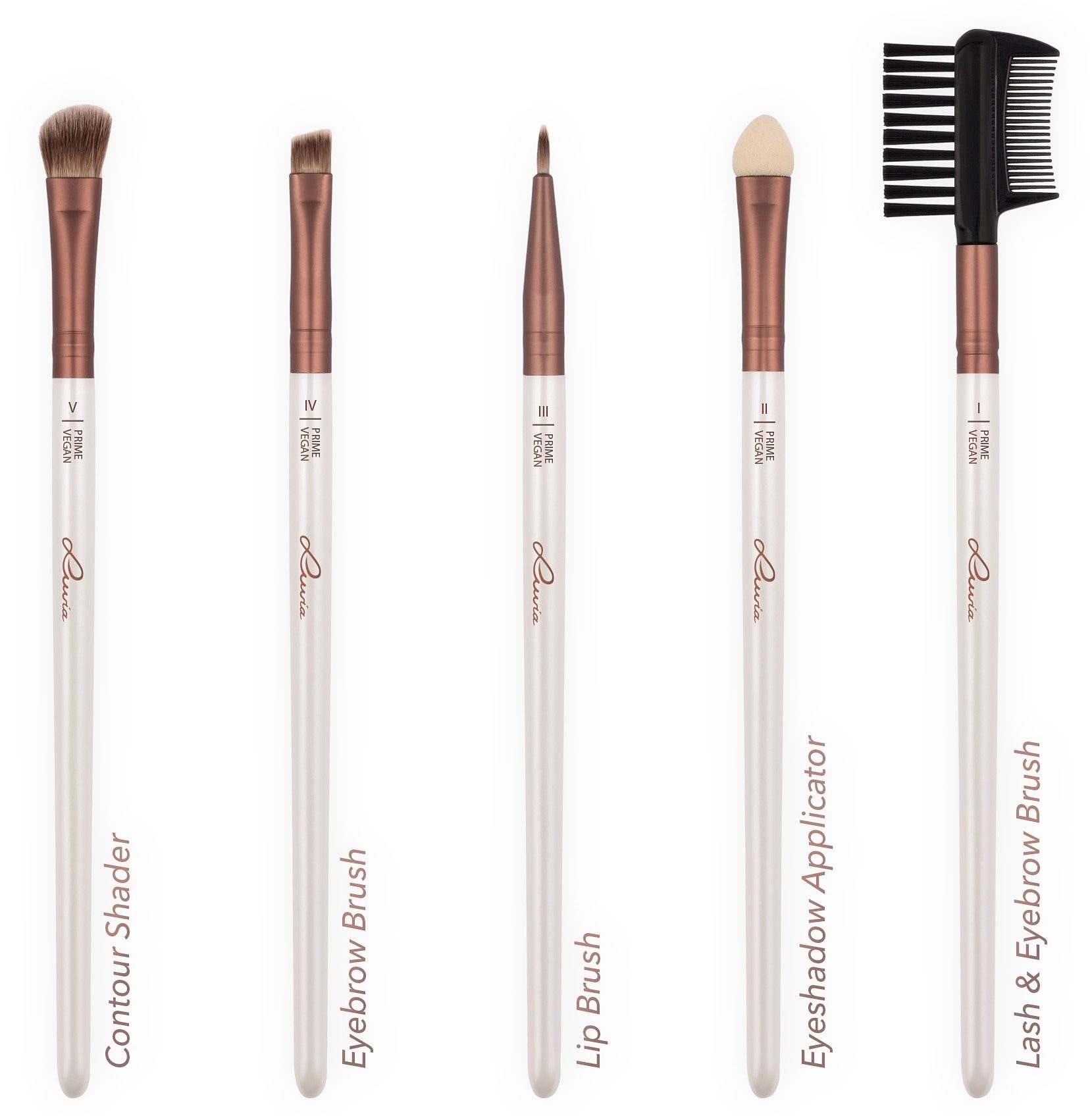 Luvia Cosmetics Kosmetikpinsel-Set »Prime Vegan« vegan