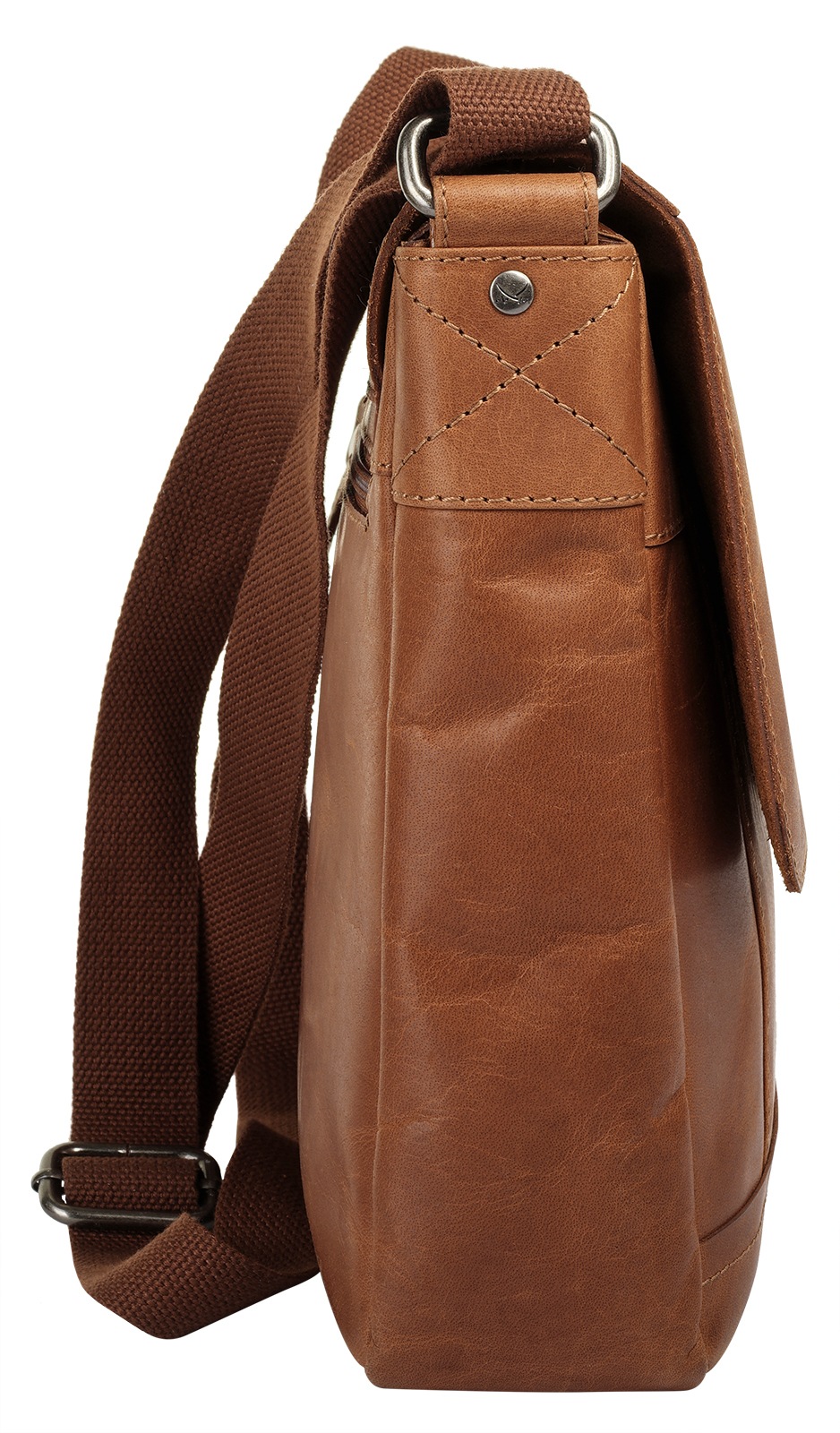 Sansibar Messenger Bag, echt Leder