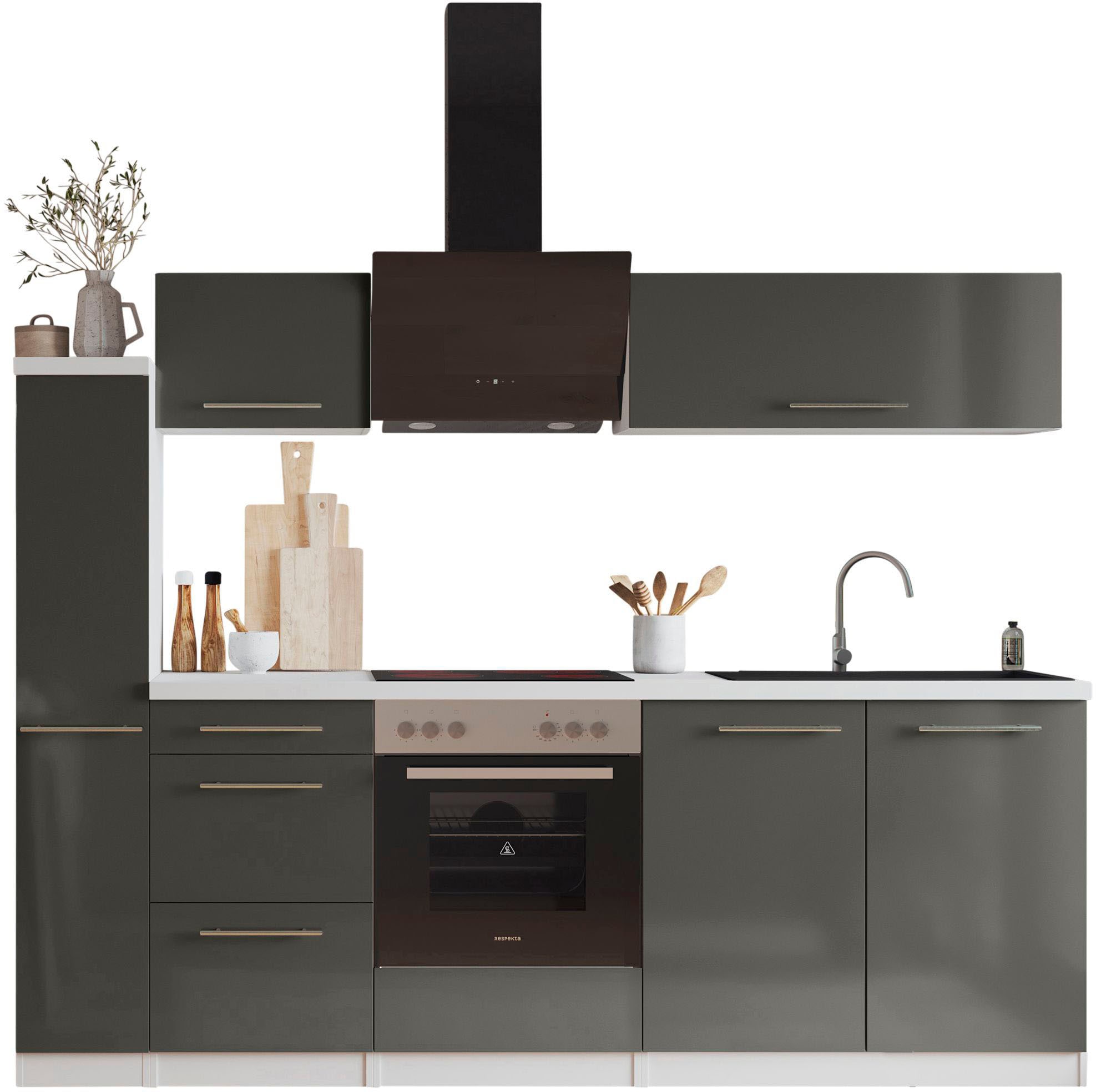 RESPEKTA Küche »Amanda« Breite 240 cm, mit Soft-Close, exklusiver Konfiguration für OTTO