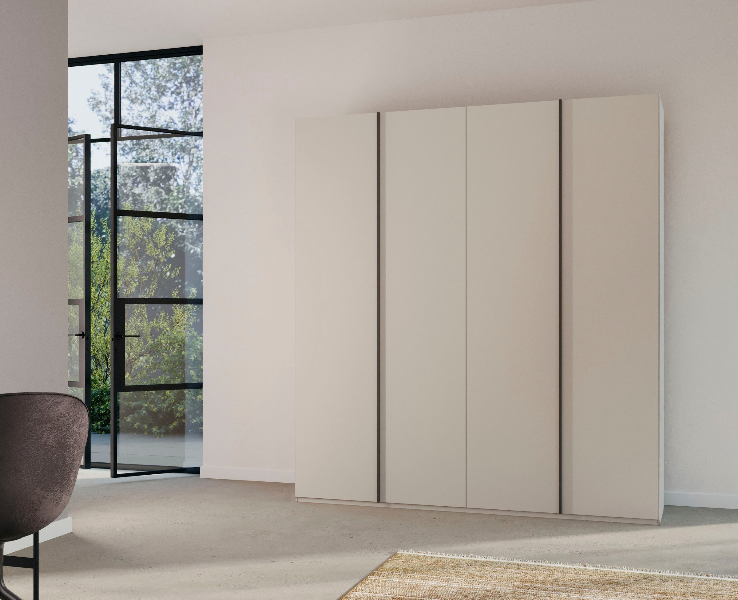 rauch Drehtürenschrank »Skat Meridian«, inkl. Innenspiegel und 4 Innenschubladen