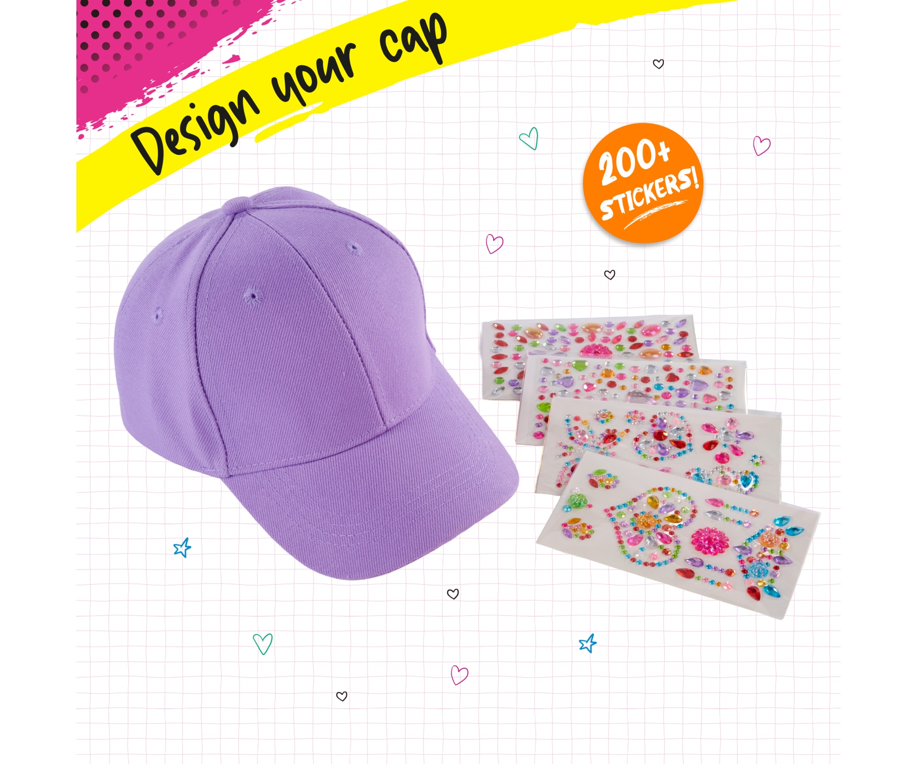 SIMBA Kreativset »Fashion Flash Baseball Cap Deko«