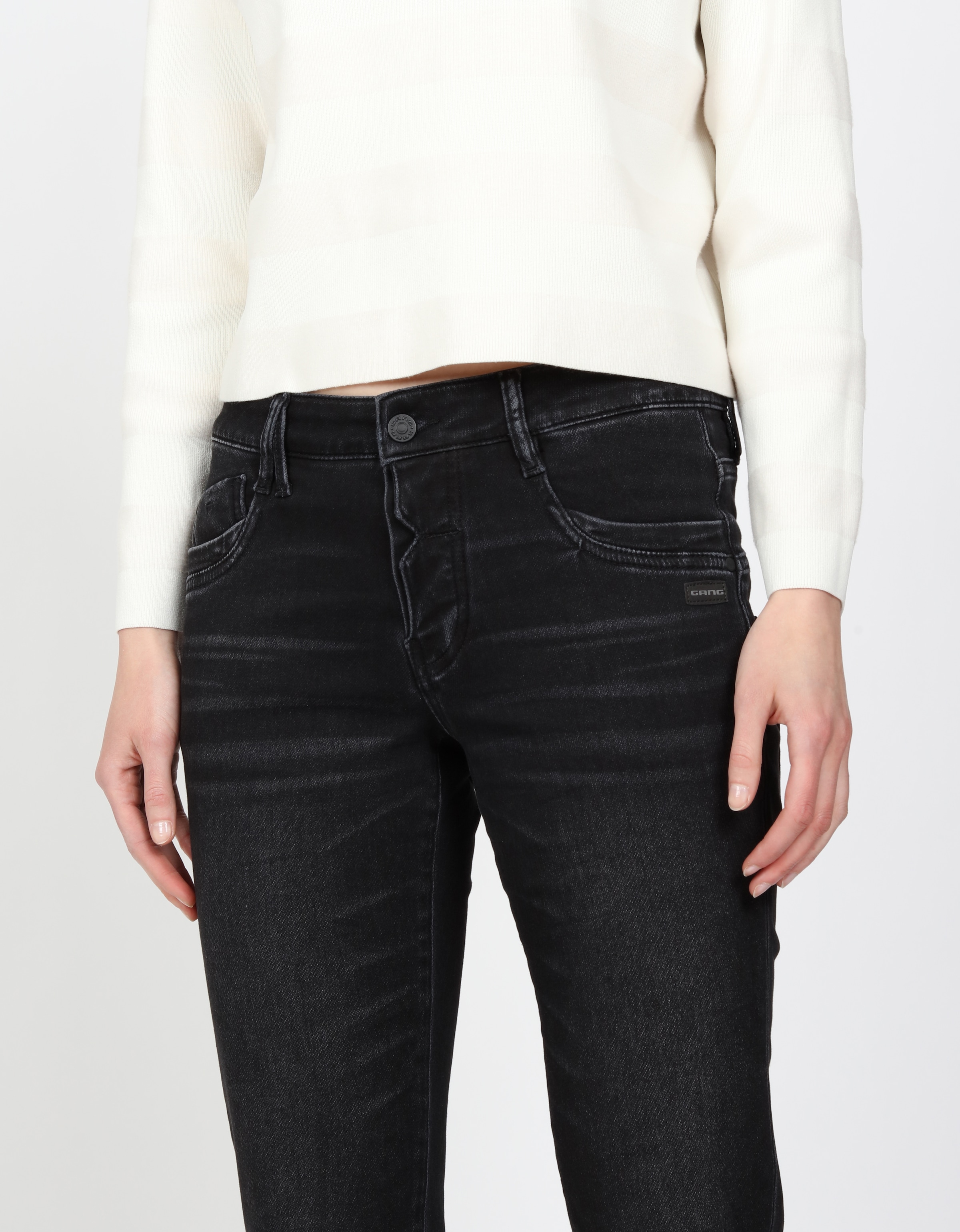 GANG Relax-fit-Jeans »94GERDA«, mit besonderer Struktur