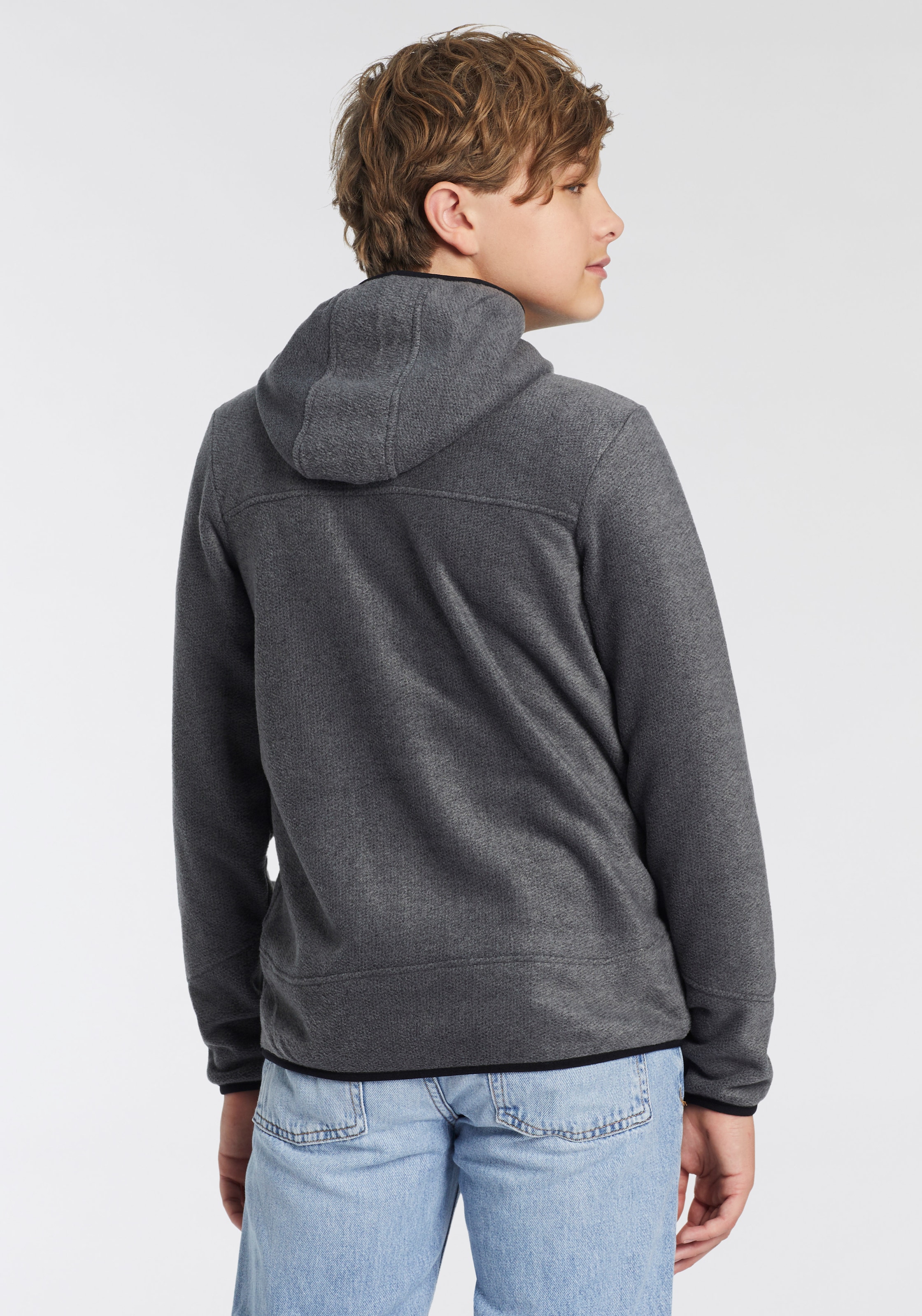 Killtec Strickfleecejacke »KOW 364 BYS KNTFLC JCKT«, mit Kapuze, für Kinder