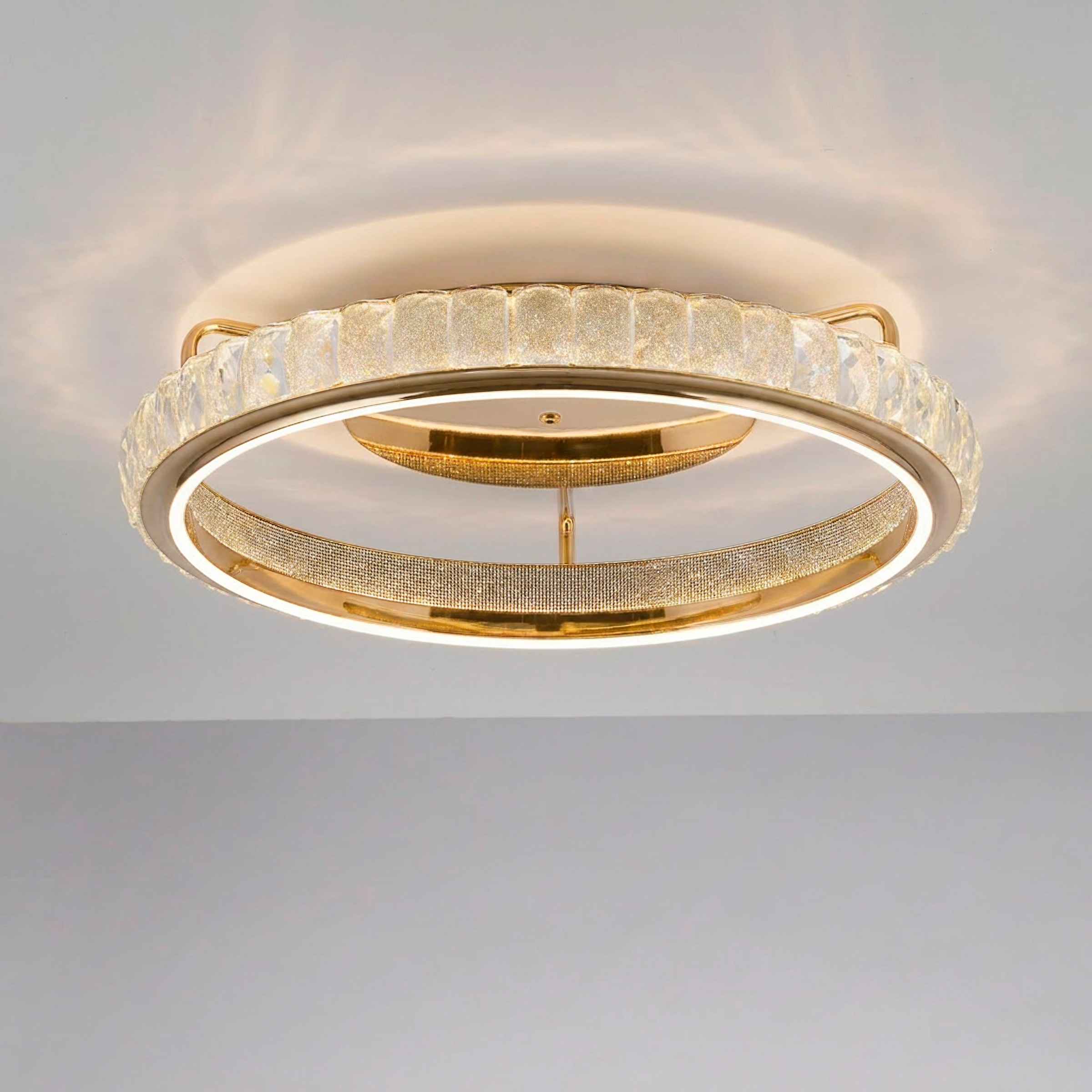 Paul Neuhaus LED Deckenleuchte »GLAMORA« LED-Board 1 Stk. warmweiß - kaltweiß CCT(2700-5000K), Stufenlos dimmbar über Fernbedienung, Memoryfunktion