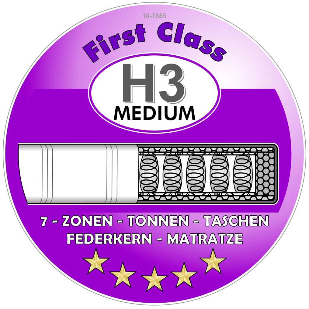 Jockenhöfer Gruppe Boxspringbett »AMY mit Bettkasten, inkl. Bonnell- oder Taschenfederkernmatratze H2-H4« mit 6 cm Kaltschaum-Topper, Chenille-Bezug, 120x200 und 140x200 cm