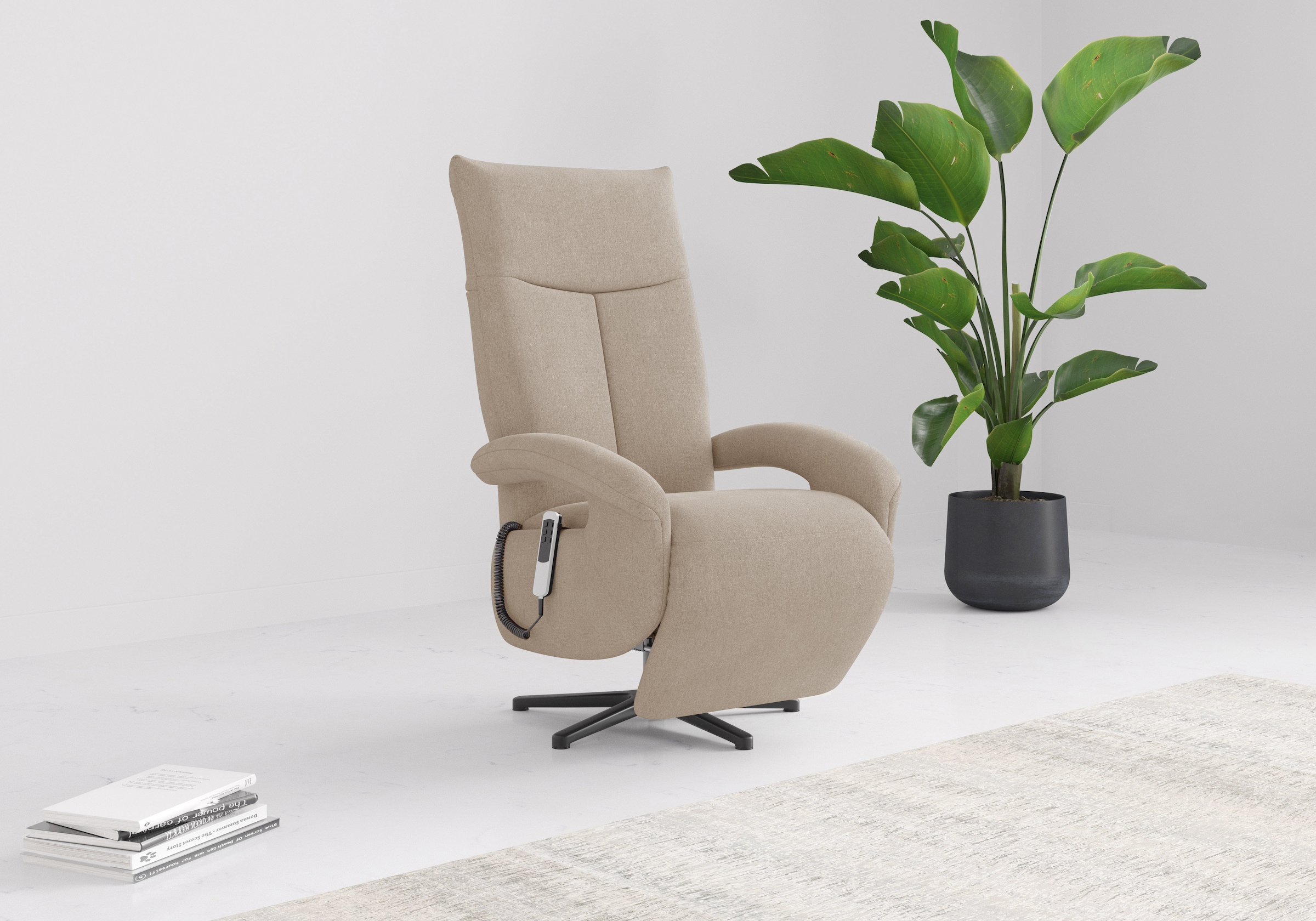 sit&more TV-Sessel "TV Dance" wahlweise manuell oder elektrischer Funktion mit Akku