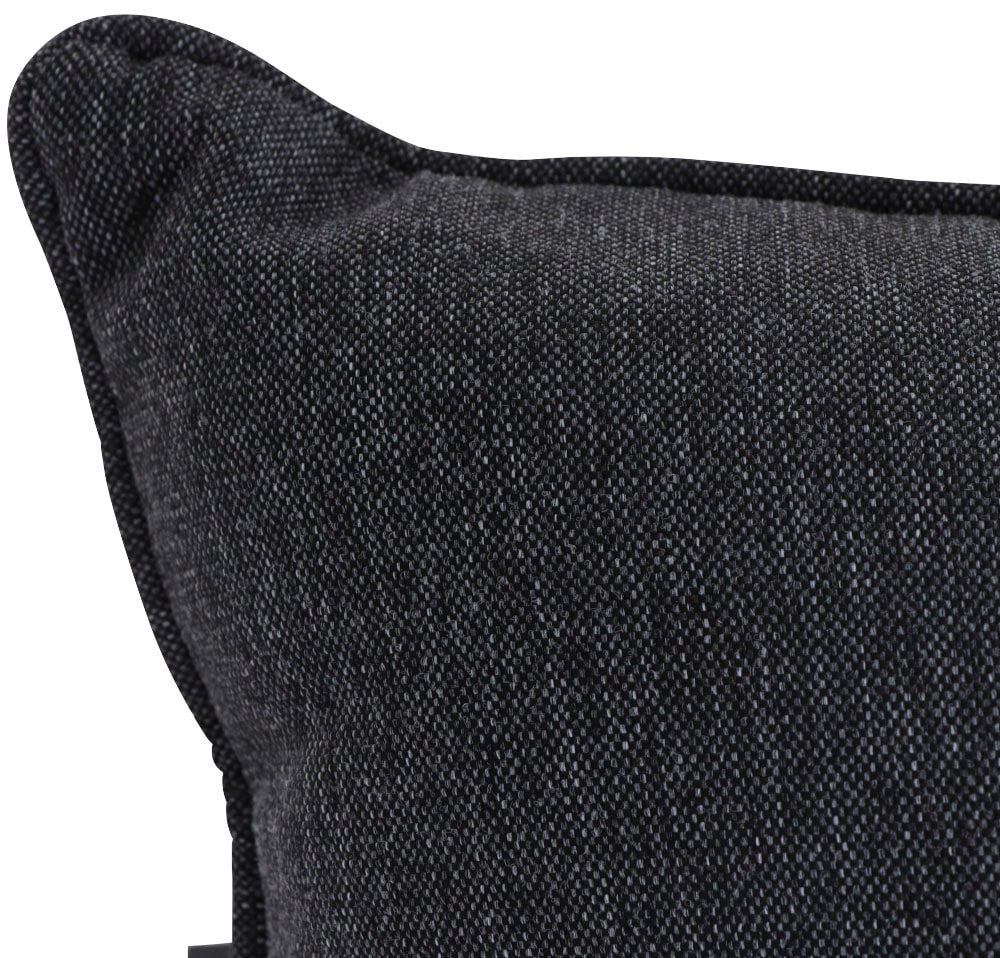 Siena Garden Loungesofa »Monza«, 3-Sitzer Sofa, Aluminiumgestell matt anthrazit, Kissen jeans grey