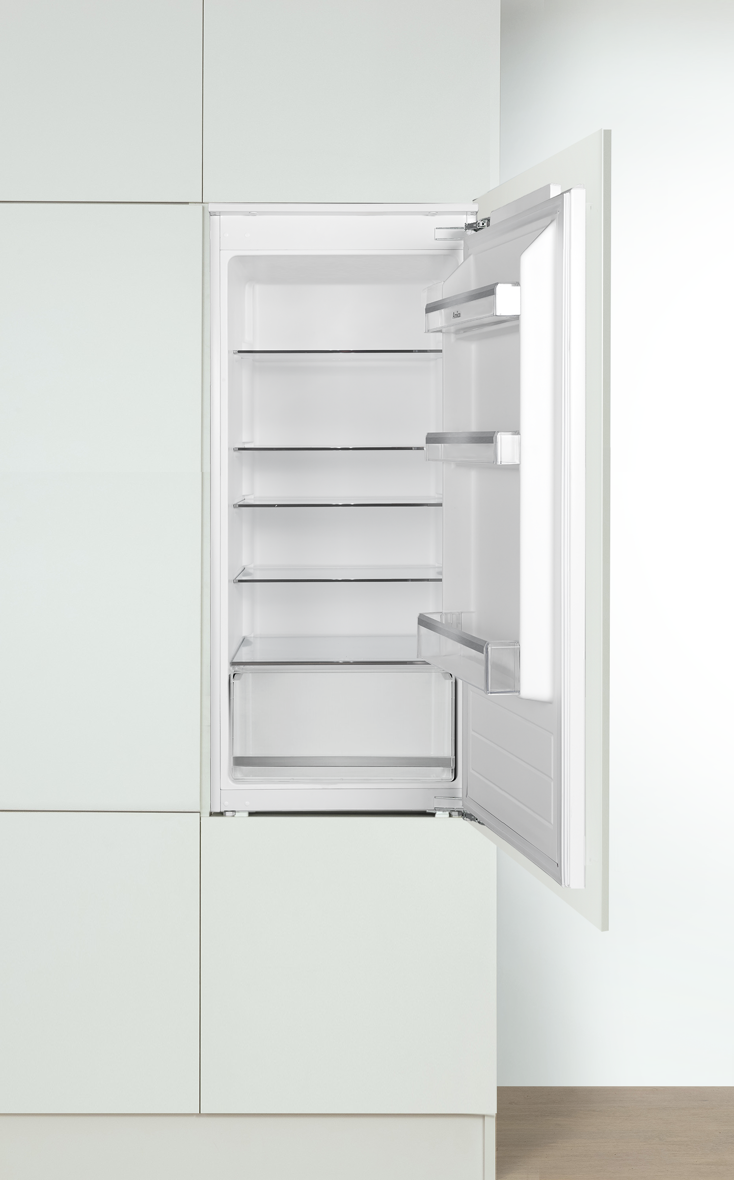 Amica Einbaukühlschrank »EVKSS 352 225« 122 cm hoch 54 cm breit Leise, effizient, geräumig – ideal für Einbauküchen