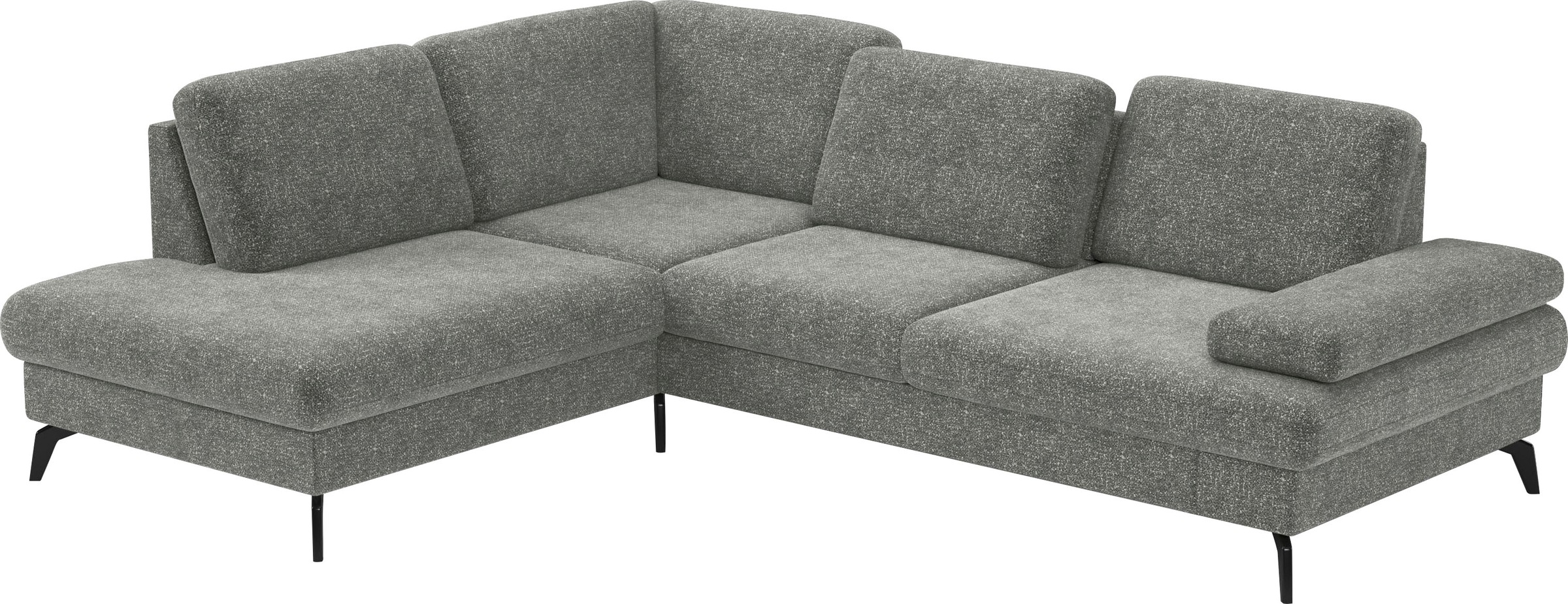 sit&more Ecksofa »Morris L-Form, inkl. Sitztiefenverstellung«, wahlweise mit Armteilverstellung, Bettfunktion & Bettkasten