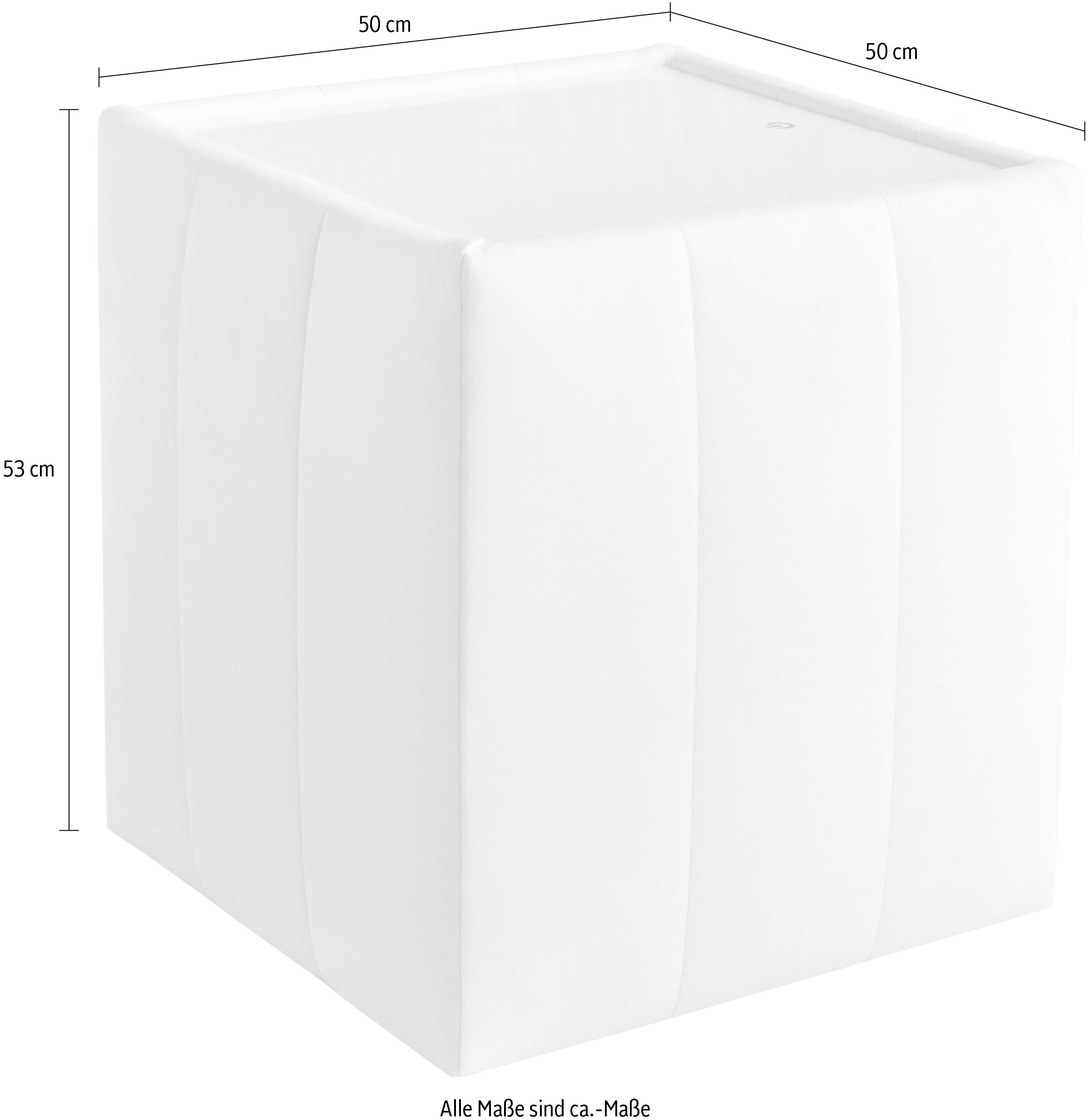 INOSIGN Nachttisch »Effy«, passend zum Polsterbett, Boxbett oder Boxspringbett Effy