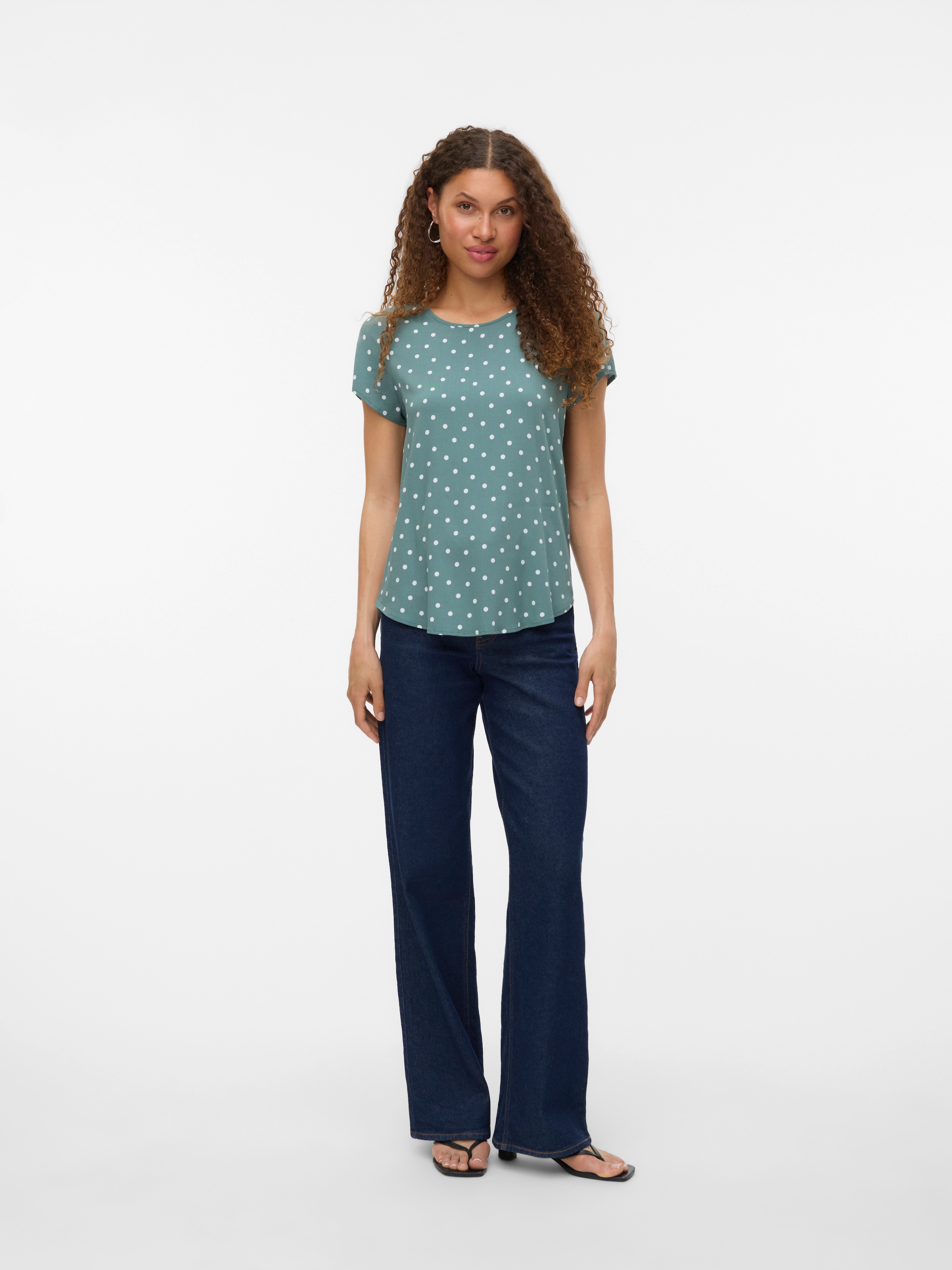 Vero Moda Shirtbluse »VMBELLA SS TOP AOP WVN GA«