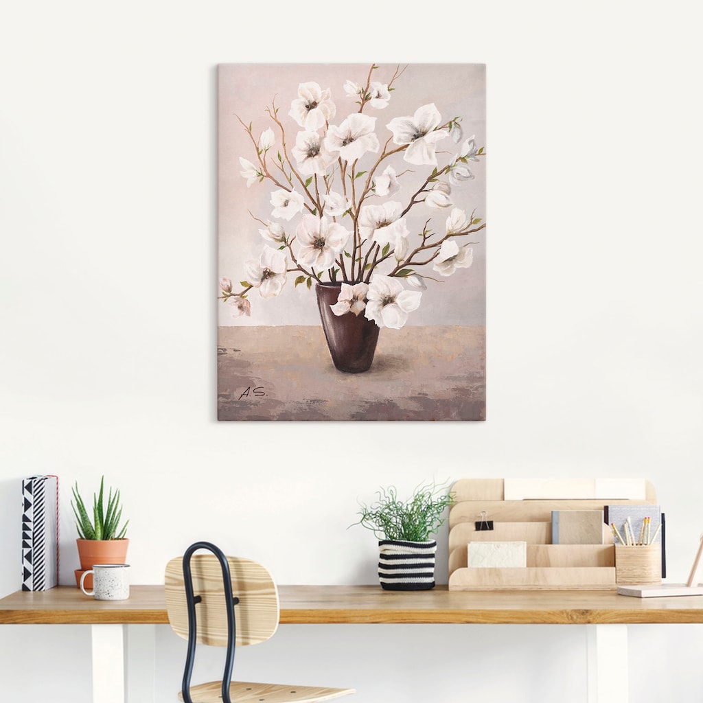 Artland Wandbild »Magnolien«, Blumen, (1 St.)