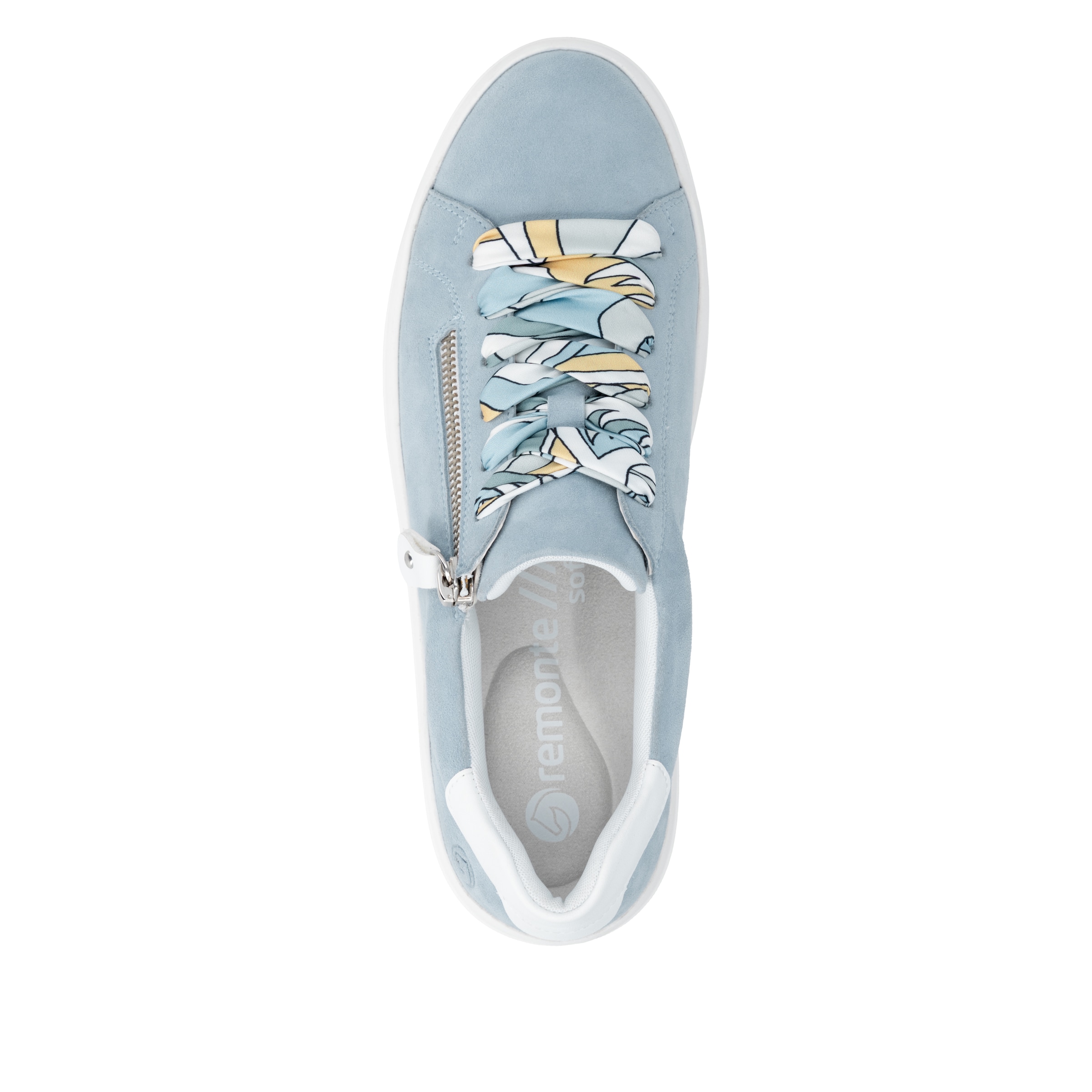 Remonte Plateausneaker  Freizeitschuh, Halbschuh, Schnürer mit Wechselfußbett