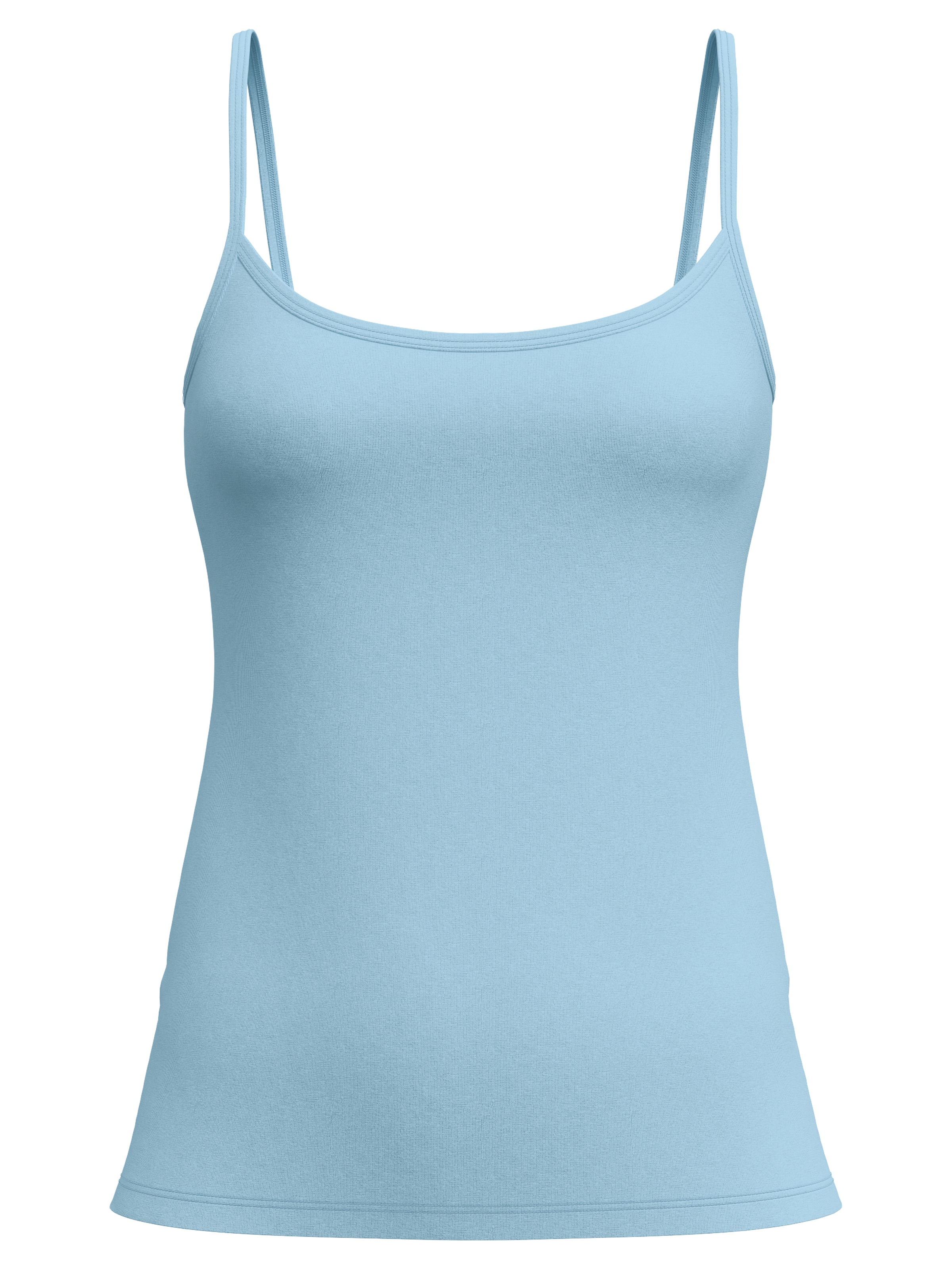 CALIDA Spaghettitop »Essential Cotton«, tiefer Ausschnitt, Single Jersey Qualität, schmale Träger, weich