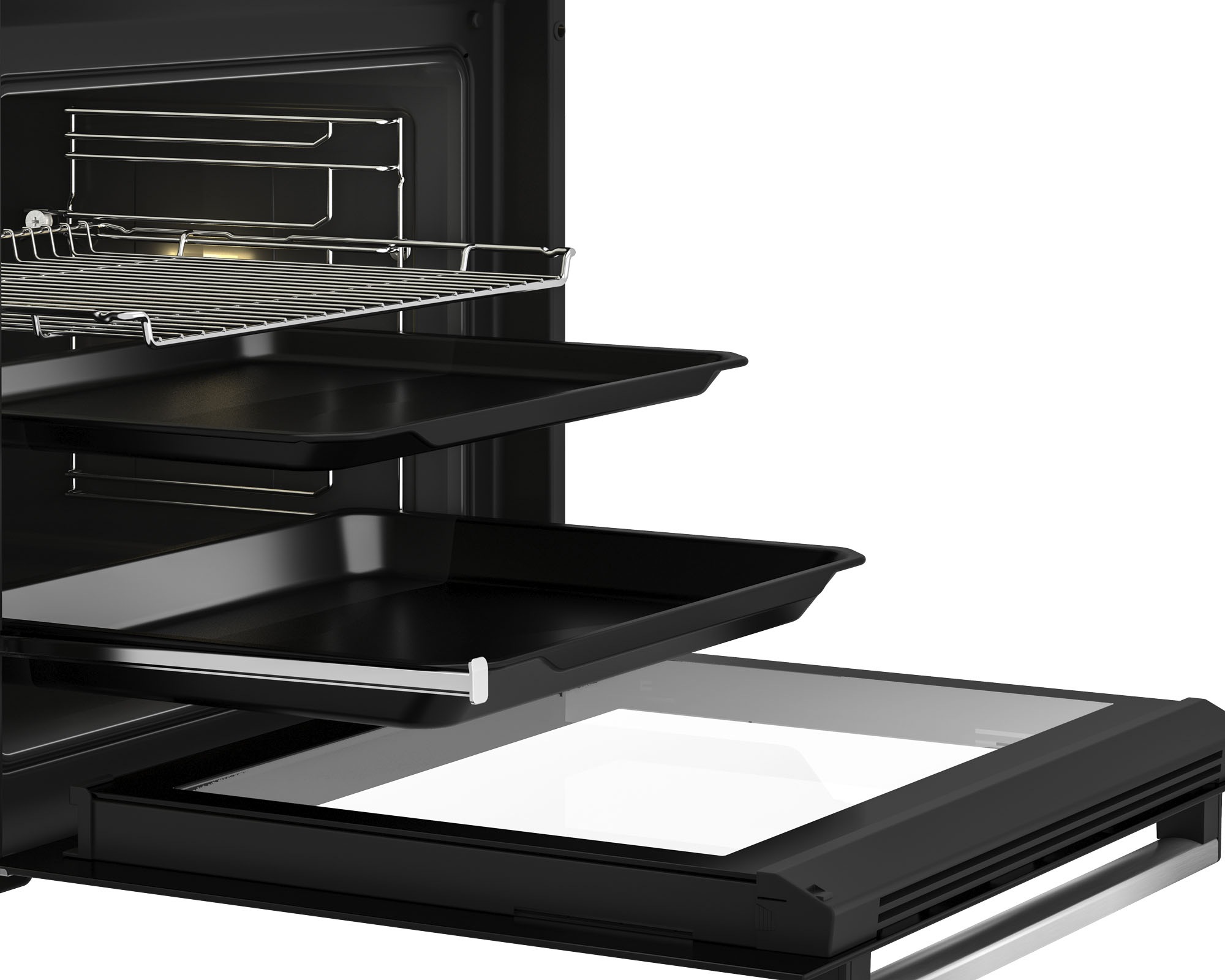 BEKO Einbaubackofen  »BBIM13400XMPSEW 7757787687«, mit 1-fach-Teleskopauszug, Pyrolyse-Selbstreinigung