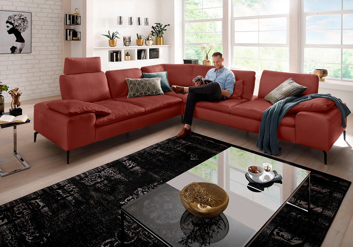 W.SCHILLIG Ecksofa »valentinoo, Designsofa, elegant und bequem, L-Form«, (Set), mit Sitztiefenverstellung, Breite 318 cm