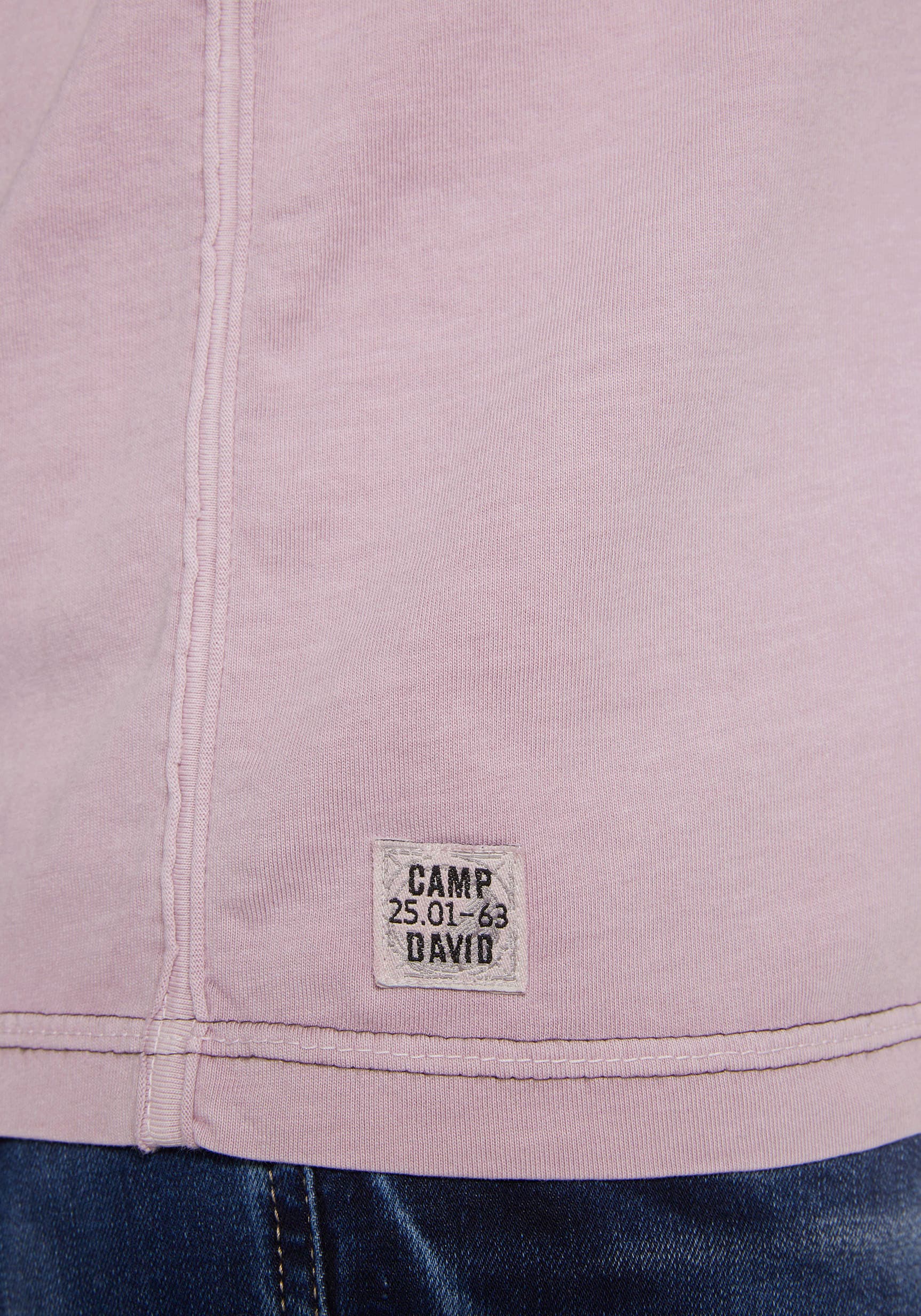 CAMP DAVID T-Shirt, mit Kontrastnähten bei ♕