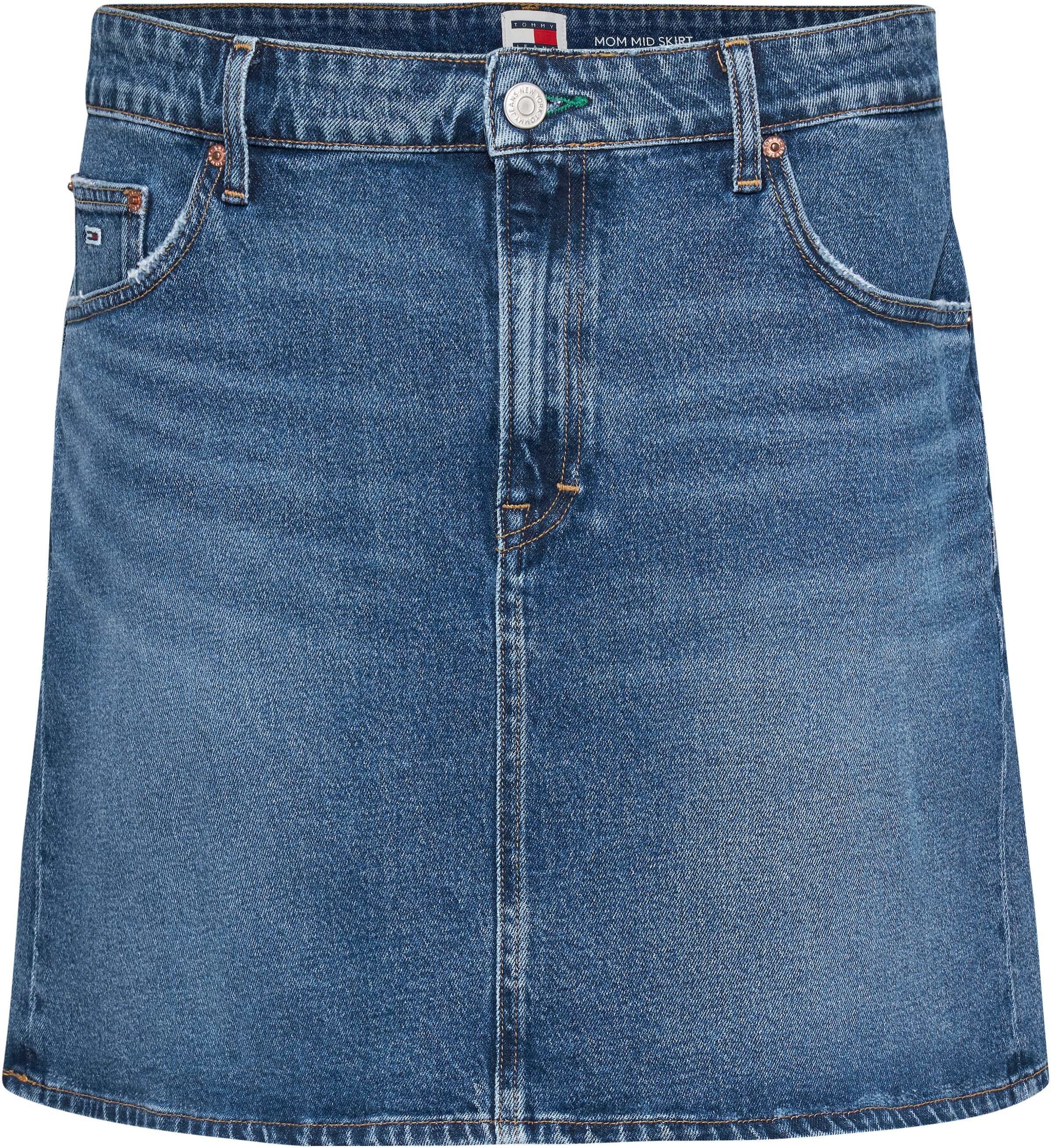 Jeansrock »CRV MOM UH SKIRT AH6158«, Webrock mit Logostickerei