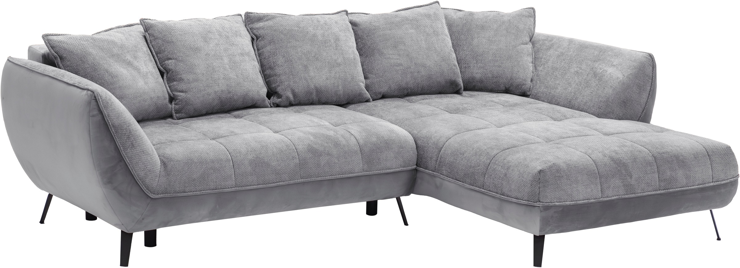 exxpo - sofa fashion Ecksofa »Midway mit einfacher Easy-Lift-Bettfunktion, bequem und modern«, inkl. Bettfunktion und praktischem Bettkasten, L-Form