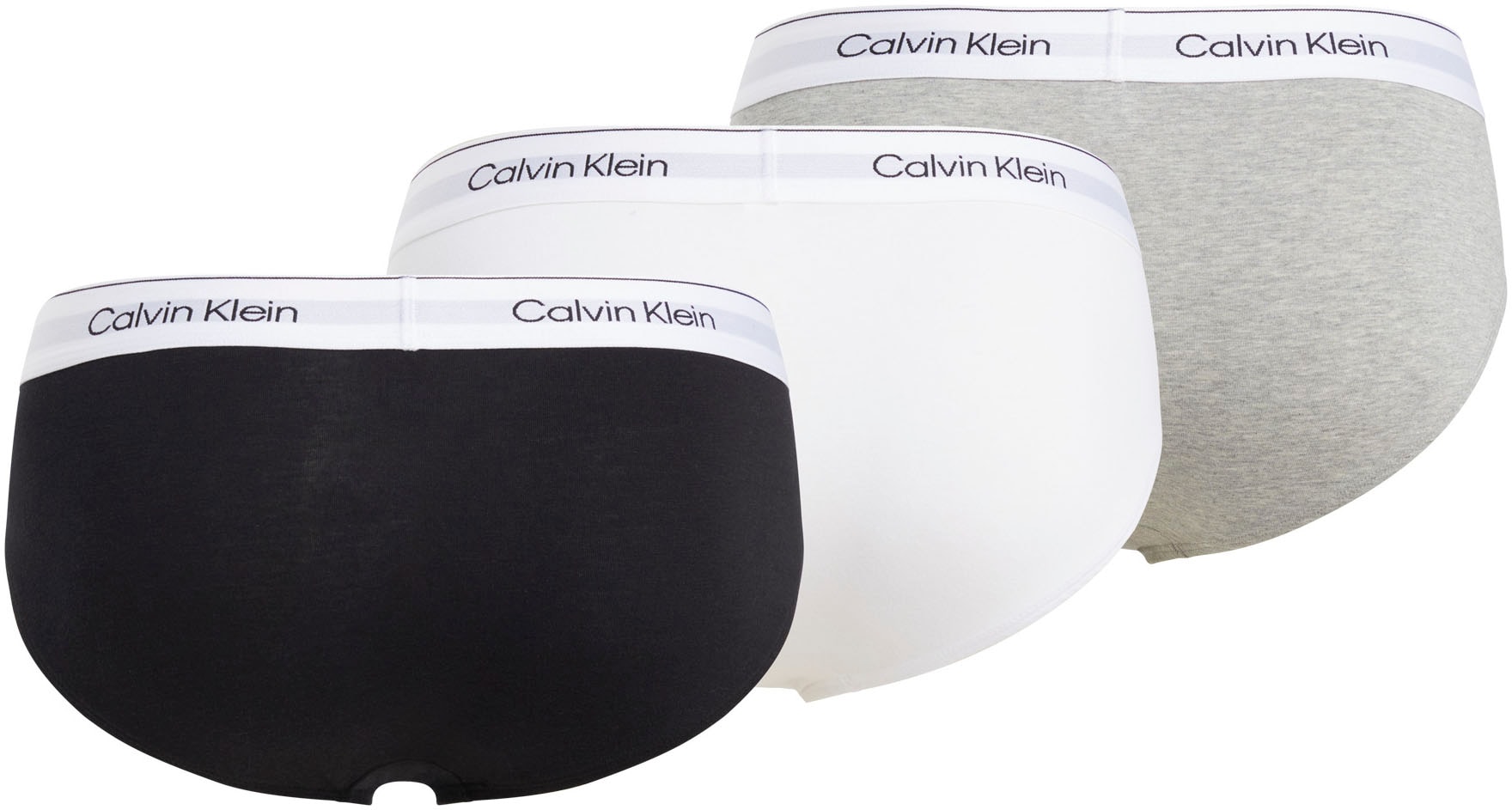 Calvin Klein Underwear Hipster »HIP BRIEF 3PK« Packung, 3 Stk. mit Logo-Elastikbund (3 Stück)