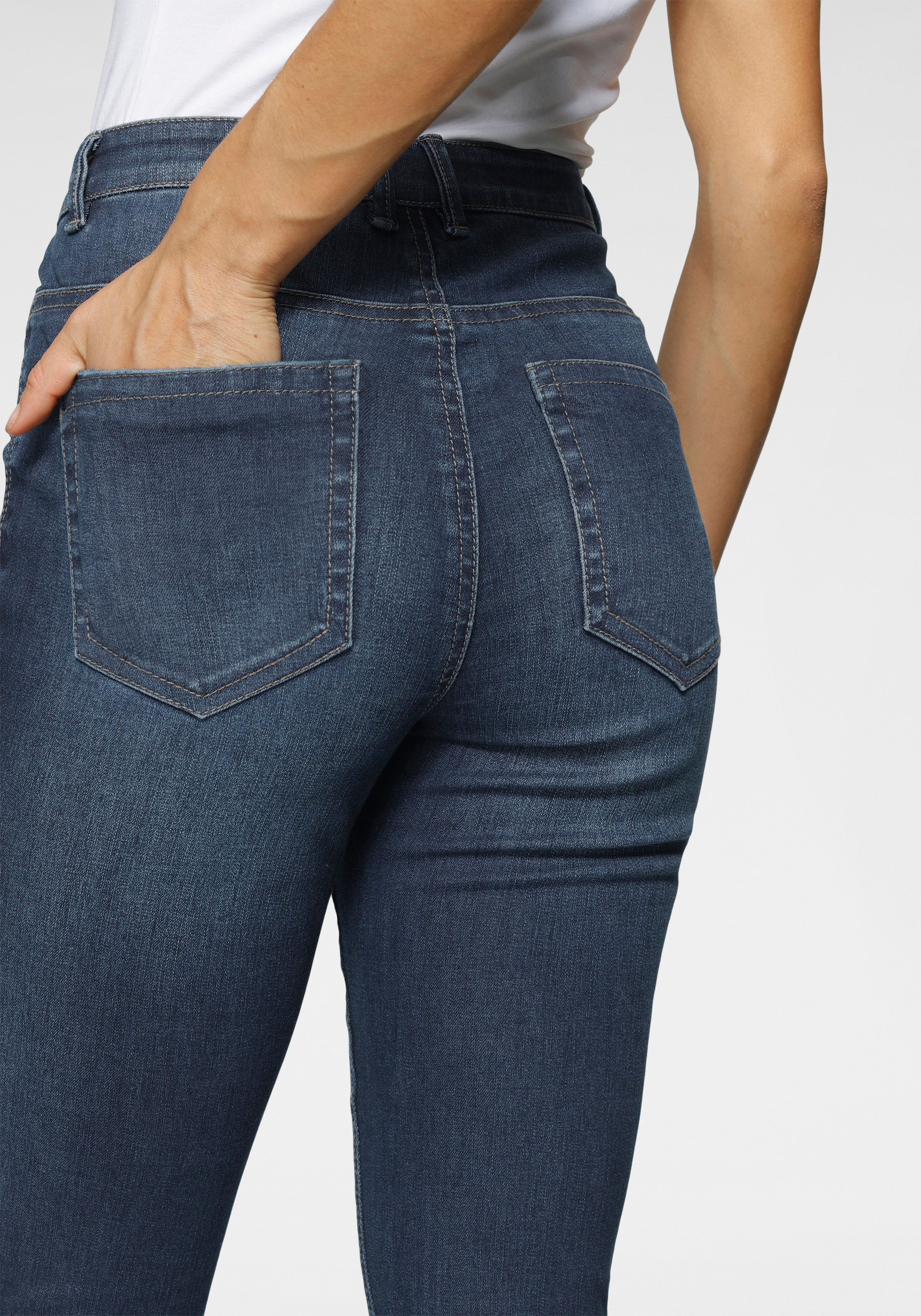 ONLY Skinny-fit-Jeans »ONLPAOLA – Extra-eng geschnittene Jeans mit figurformender Silhouette«, skinny fit, modisch, Denim, Baumwollmischung