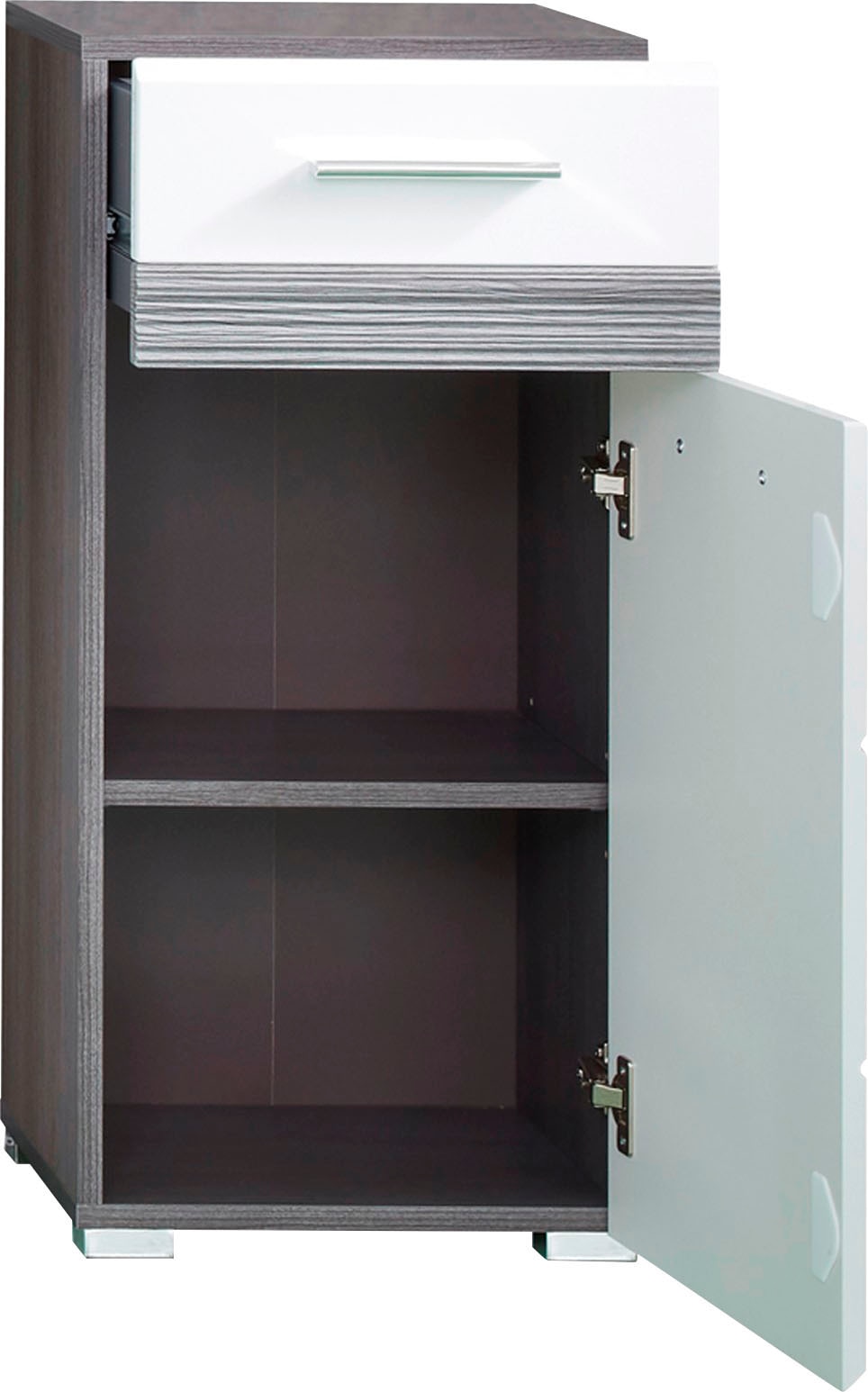 welltime Unterschrank »Toulon« Kommode mit 1 Tür & 1 Schublade - (B/T/H) 37/31/80 cm