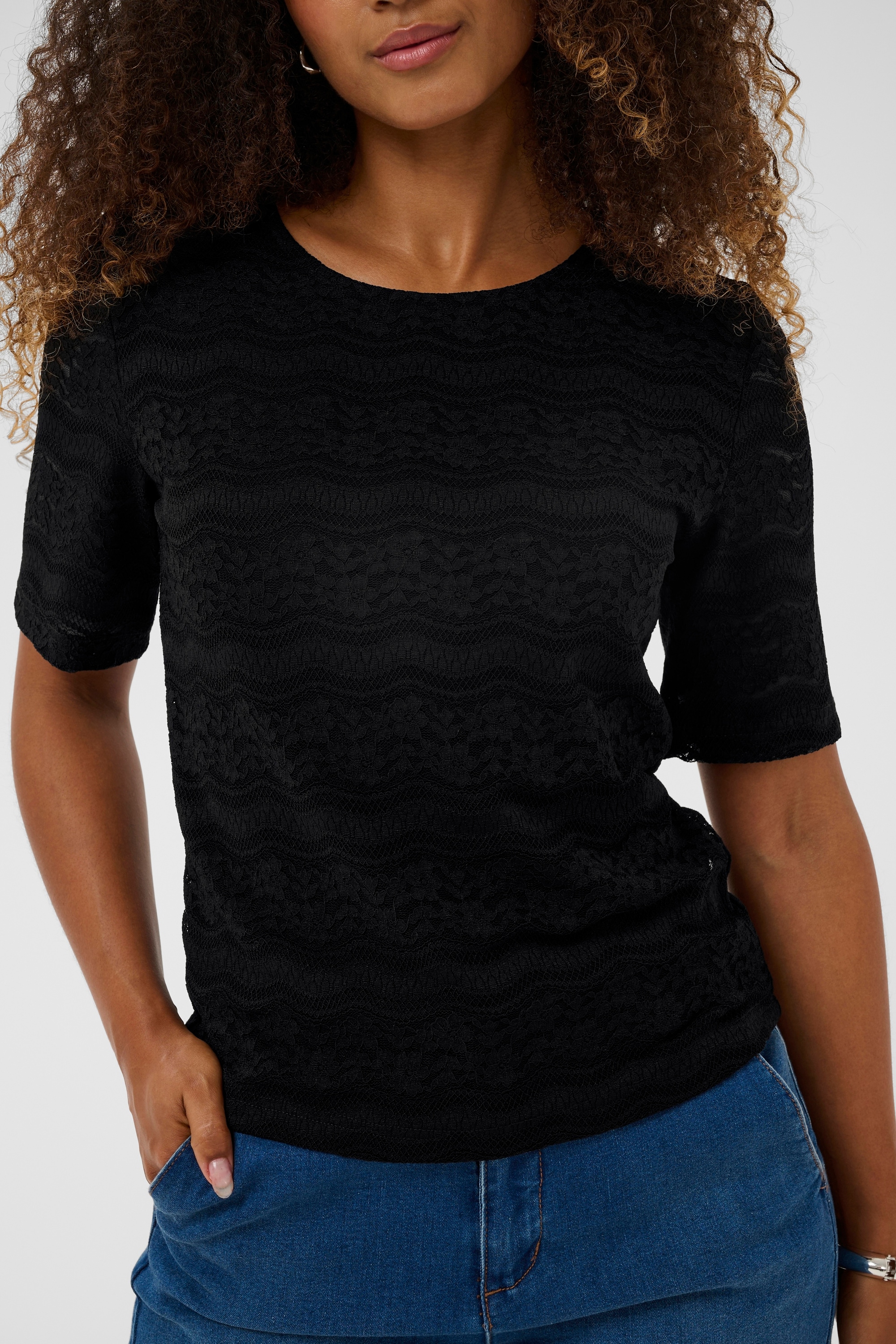 Cream Kurzarmbluse »Damen Bluse kurzarm CRLirina«