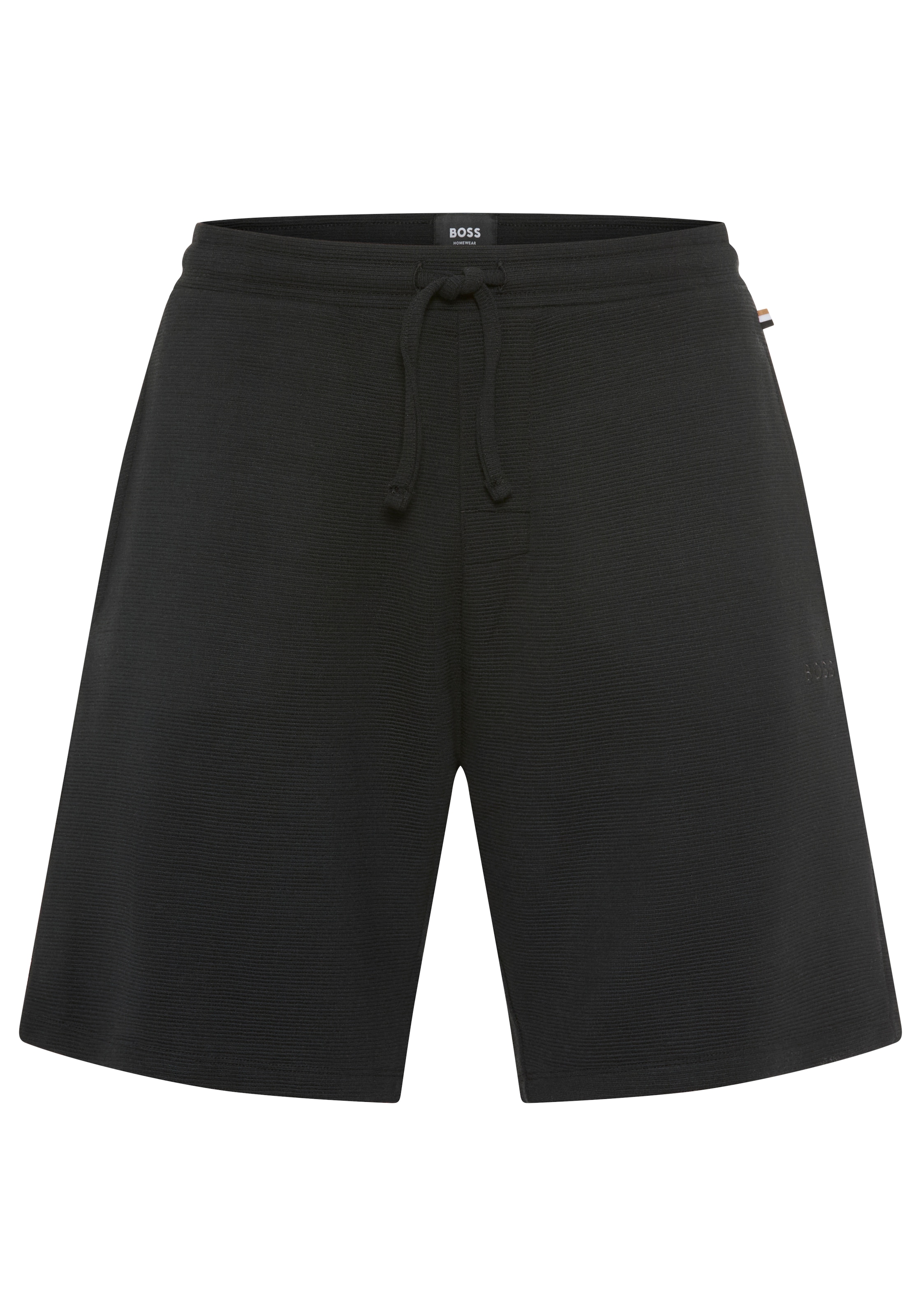 BOSS Shorts  mit elastischem Bund, in Ripp-Qualität