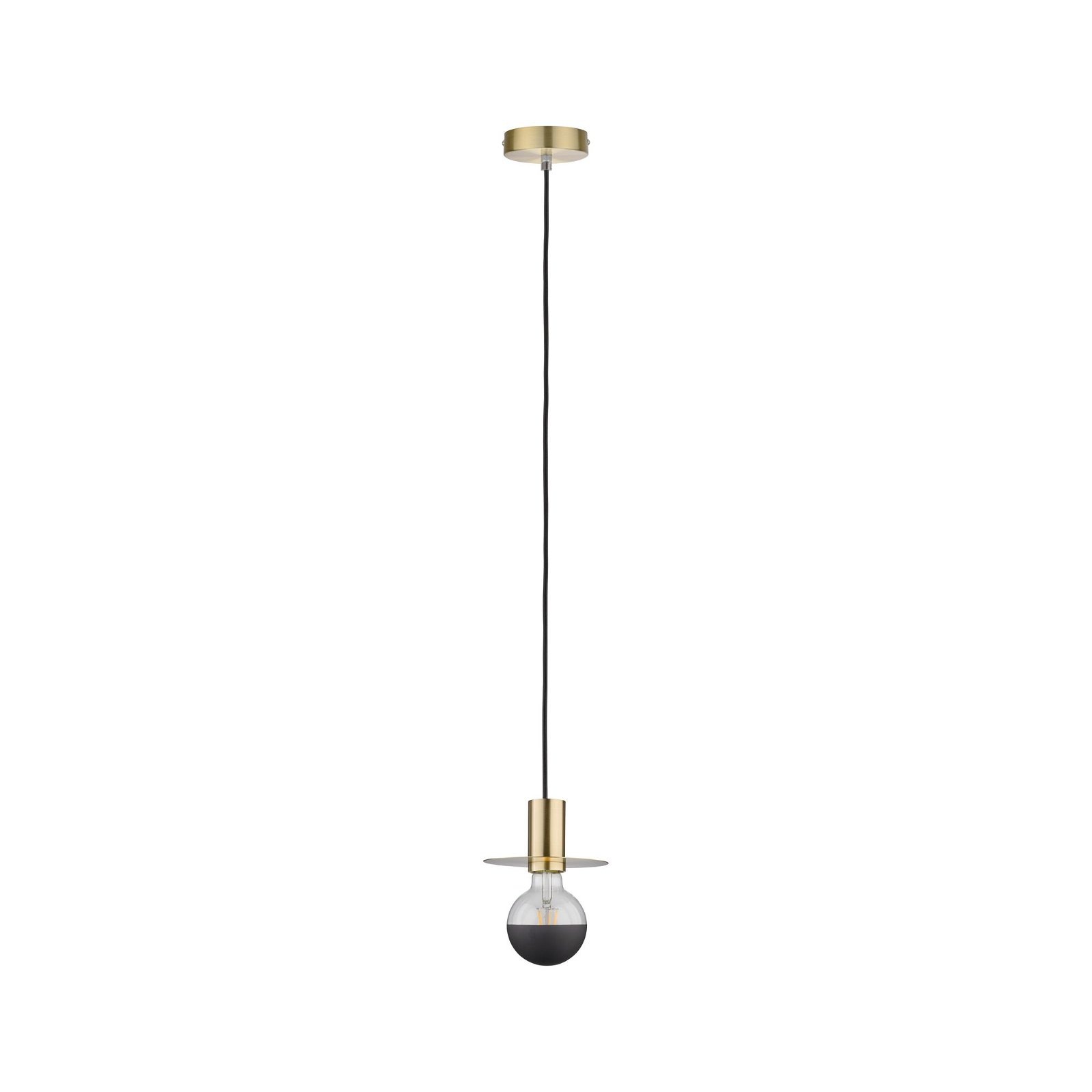 Paulmann Pendelleuchte »Neordic Stian max. 1x60W Messing gebürstet 230V Metall«, 1 flammig, Leuchtmittel E27 | ohne Leuchtmittel, E27