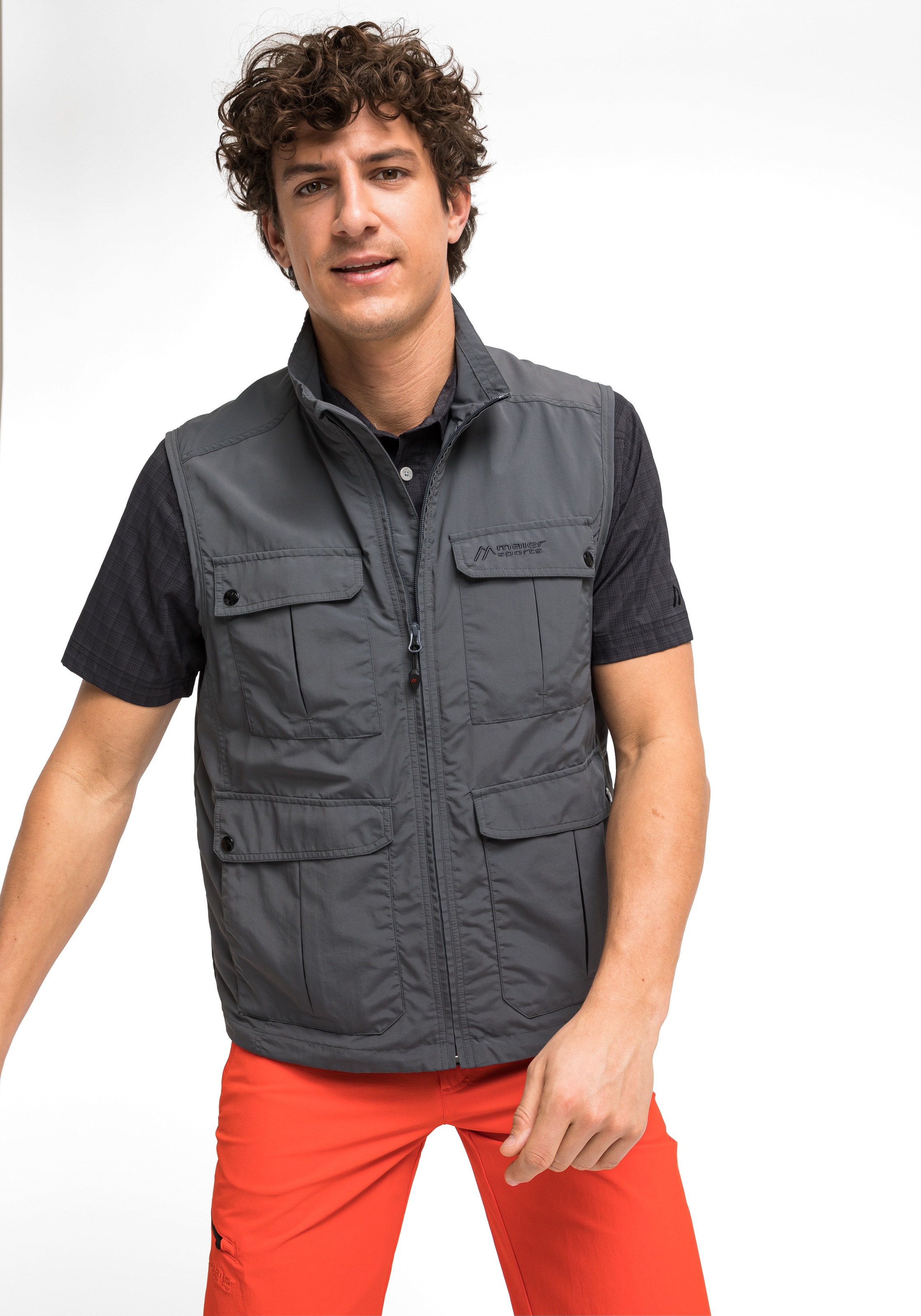 Maier Sports Funktionsjacke »Valdemar«, Vielseitige Funktionsweste, perfekt für Wandern und Reise