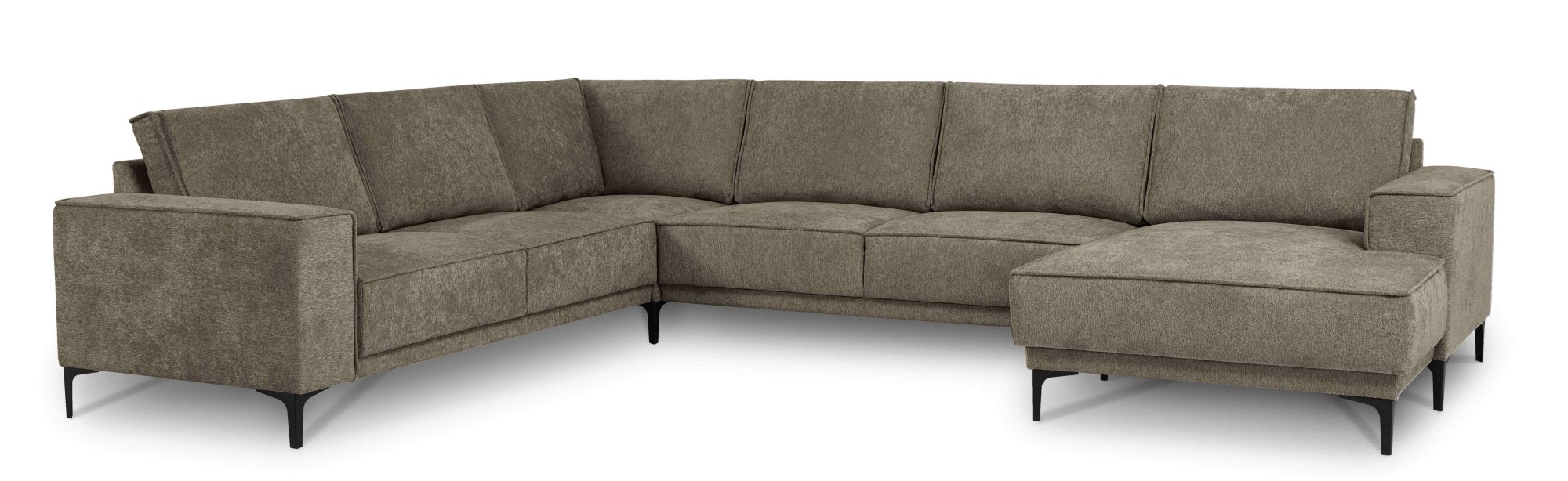 Places of Style Wohnlandschaft »Oland«, U-Form, im zeitlosem Design und hochwertiger Verabeitung