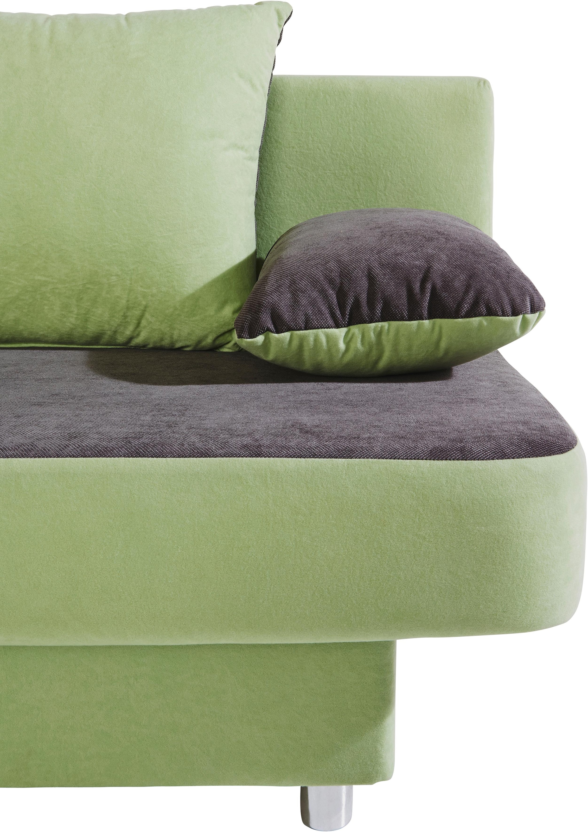 COLLECTION AB Schlafsofa »Ulla inkl. Bettfunktion und Bettkasten«, Schlafsofa,Bettfunktion,Bettkasten,inkl. Rückenkissen,Armlehnekissen
