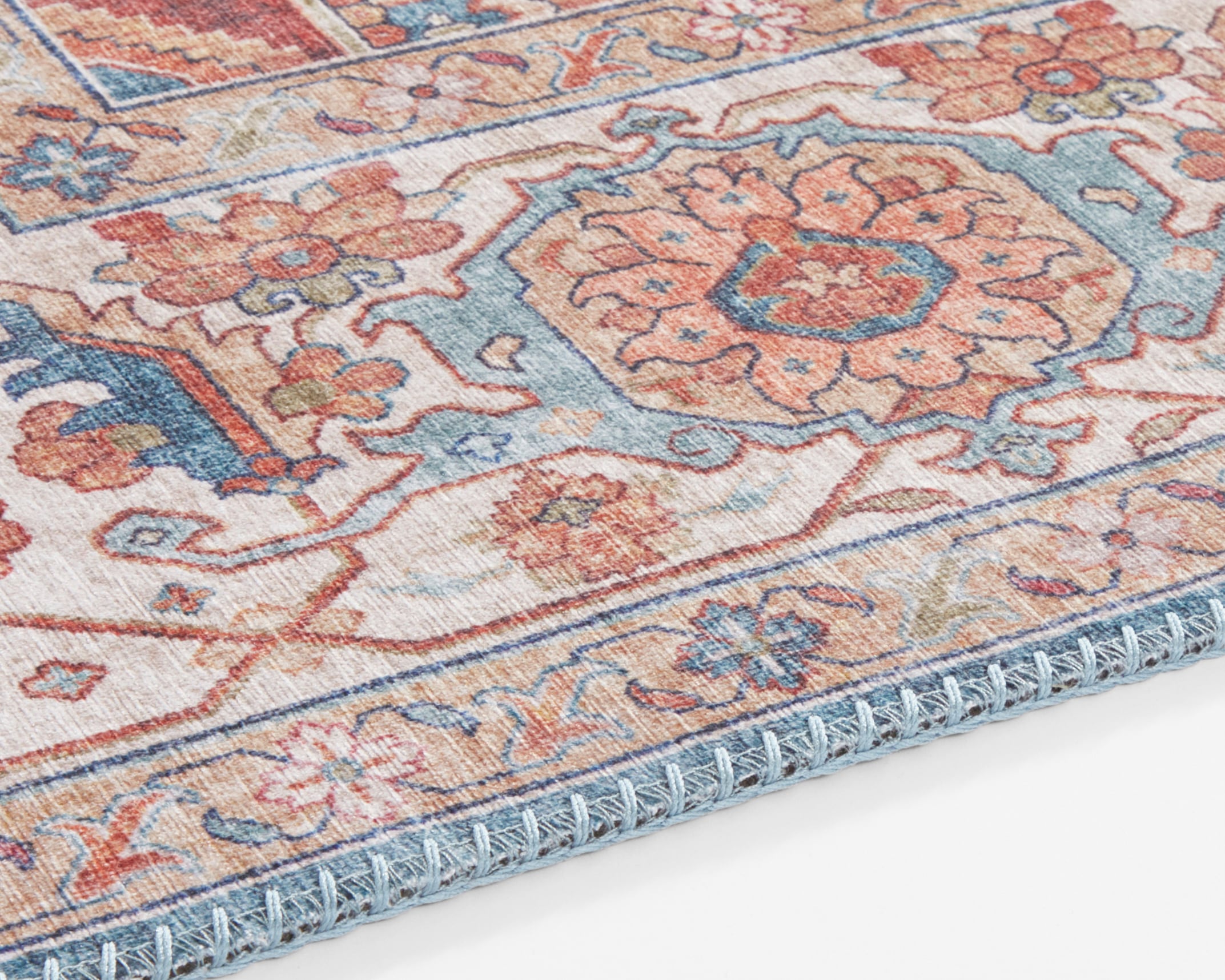 NORTHRUGS Teppich »Sylla«, rechteckig, 5 mm Höhe, Orientalisch, Läufer, Vintage, Wohnzimmer, Schlafzimmer, Esszimmer
