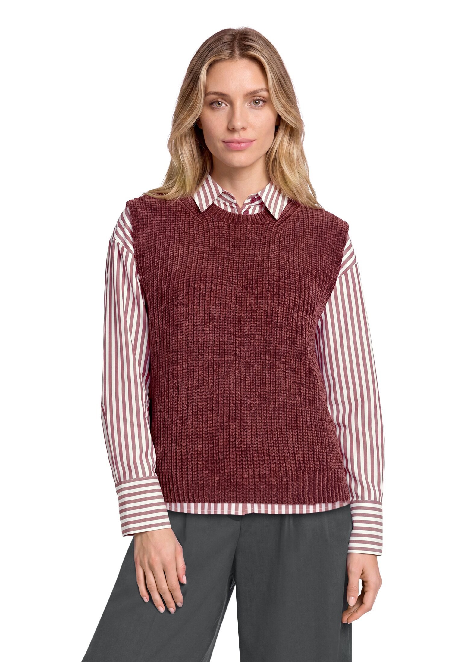 Betty&Co Strickpullover »Strickpullover ohne Arm«