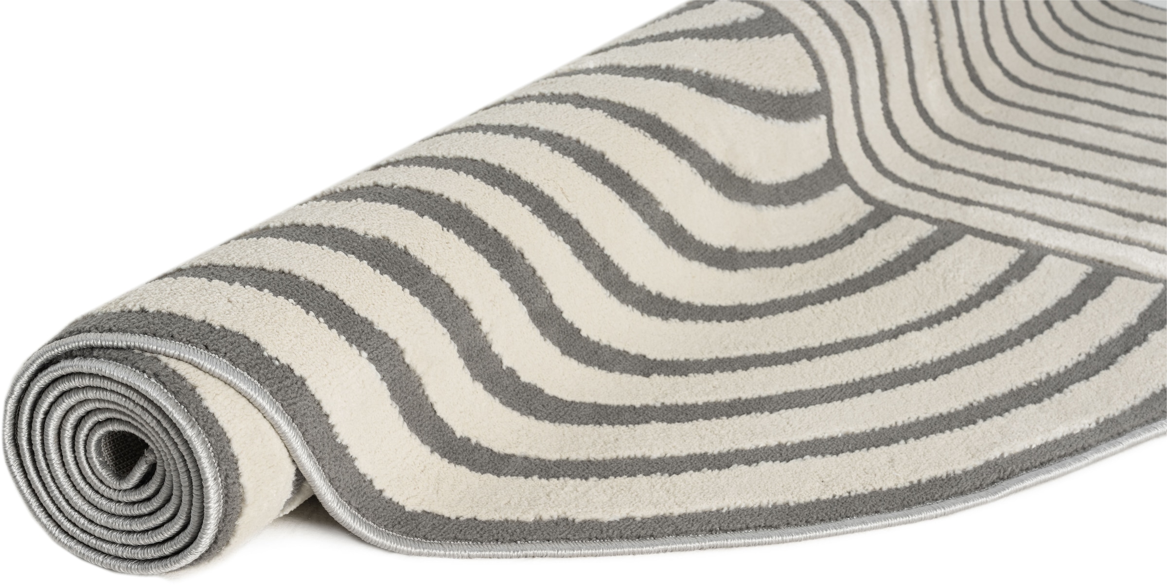 s.Oliver Teppich »Cilla, besondere Form, modernes Design, dichte Qualität« rechteckig 11 mm Höhe Woll-Look, Skandi, Boho, leichter Glanz, Wohnzimmer, Schlafzimmer