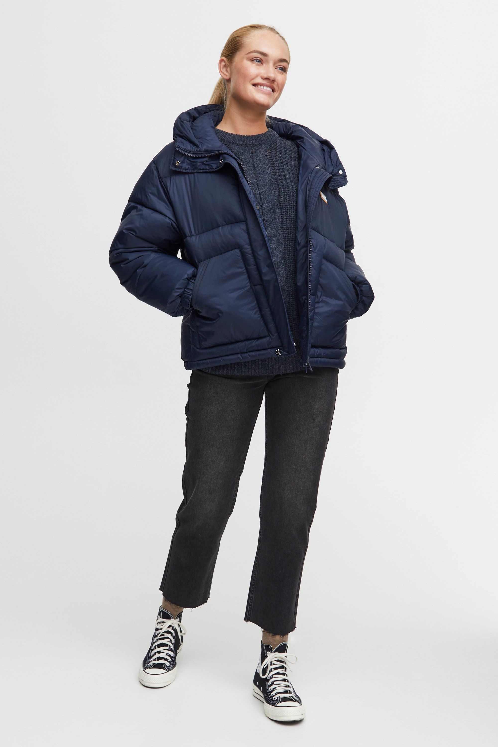 OXMO Winterjacke »Winterjacke OXJoyce«, mit Kapuze