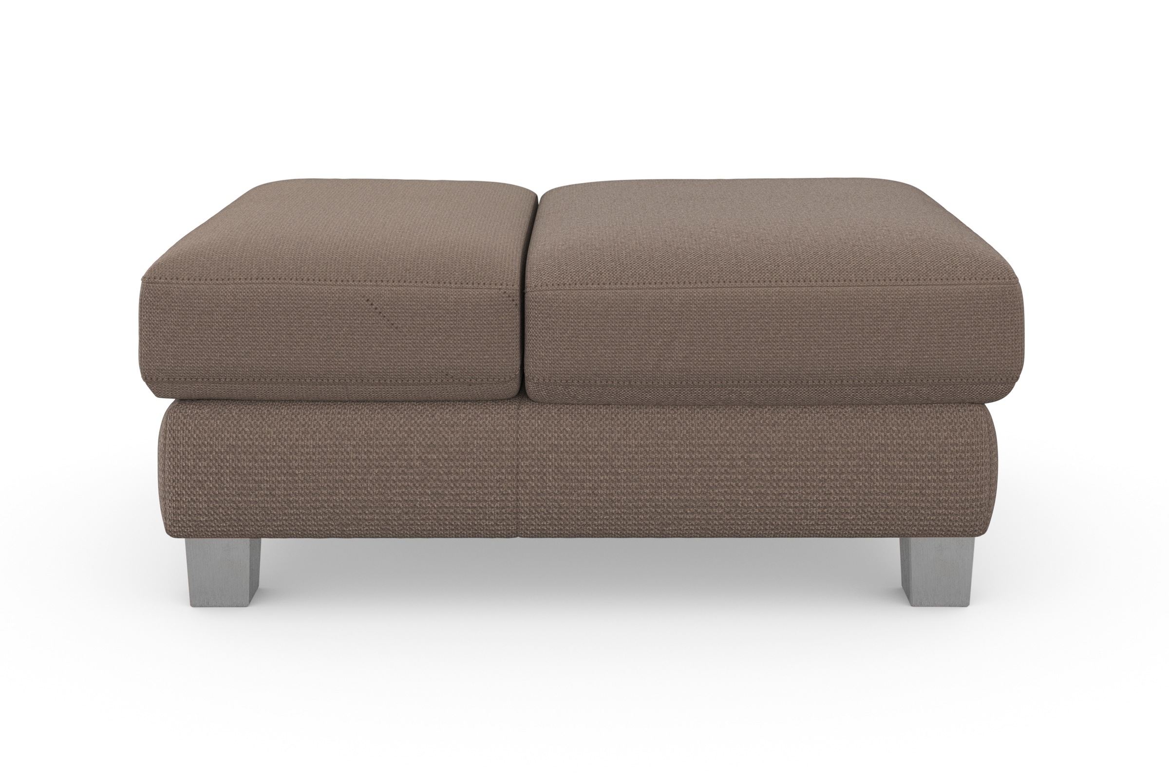 sit&more Polsterhocker »Dundee«, mit Klappfunktion, Federkern und hochwertigen Edelstahlfüßen