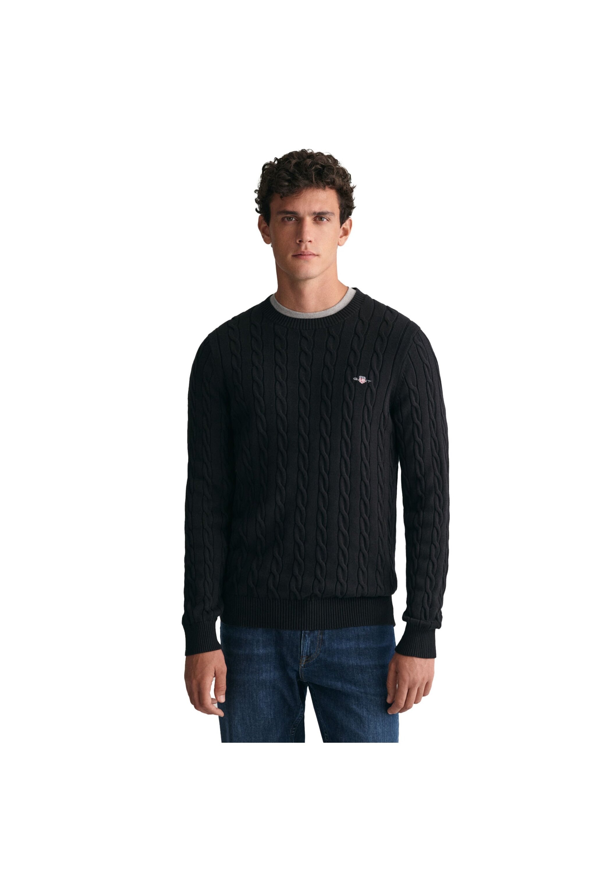 Gant Sweater »Strickpullover COTTON CABLE C-NECK«
