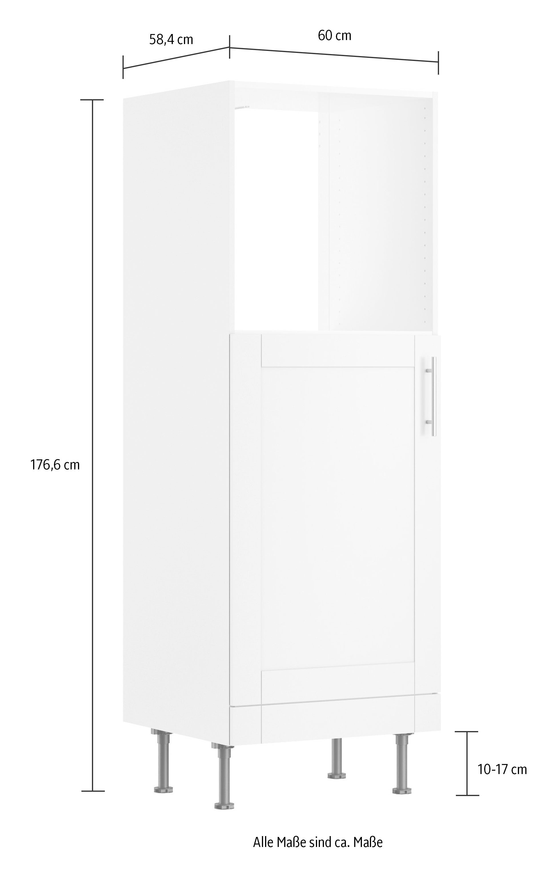 OPTIFIT Backofen/Kühlumbauschrank »Ahus«, Breite 60 cm