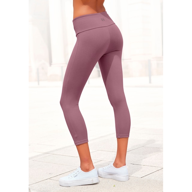 LASCANA Caprileggings, mit breitem weichem Bündchen, Loungewear bei ♕