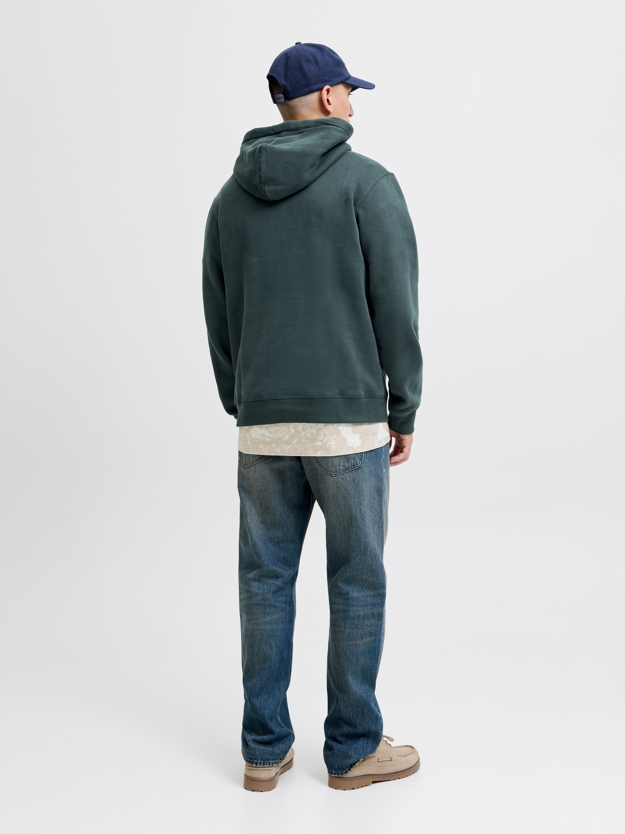 Jack & Jones Kapuzensweatshirt »JORBLEECKER BRANDING SWEAT HOOD BF«
