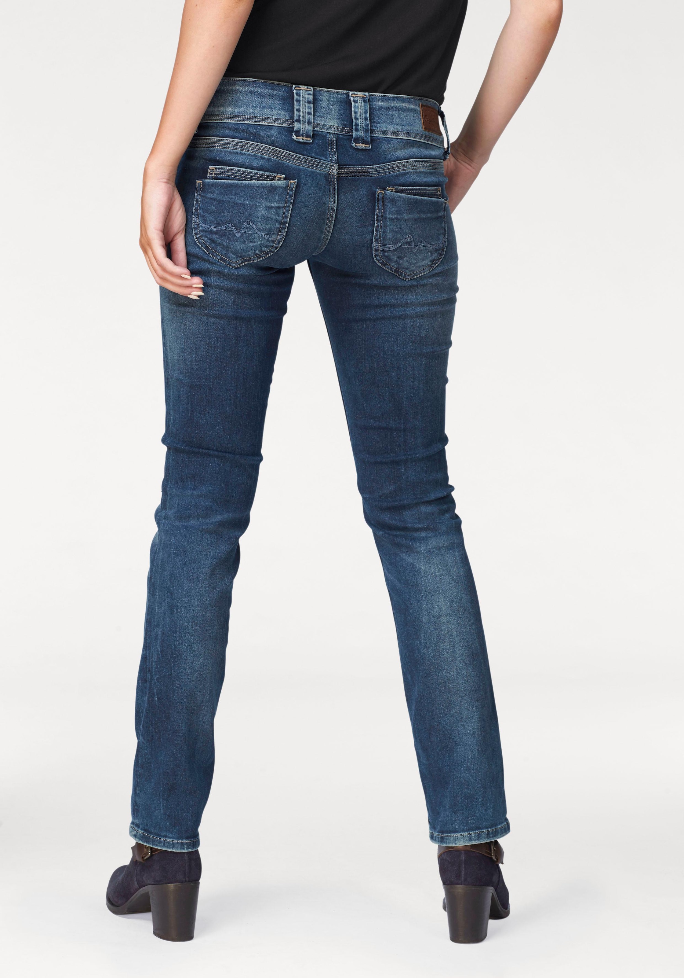 Pepe Jeans mit Regular-fit-Jeans ♕ »VENUS«, bei Badge