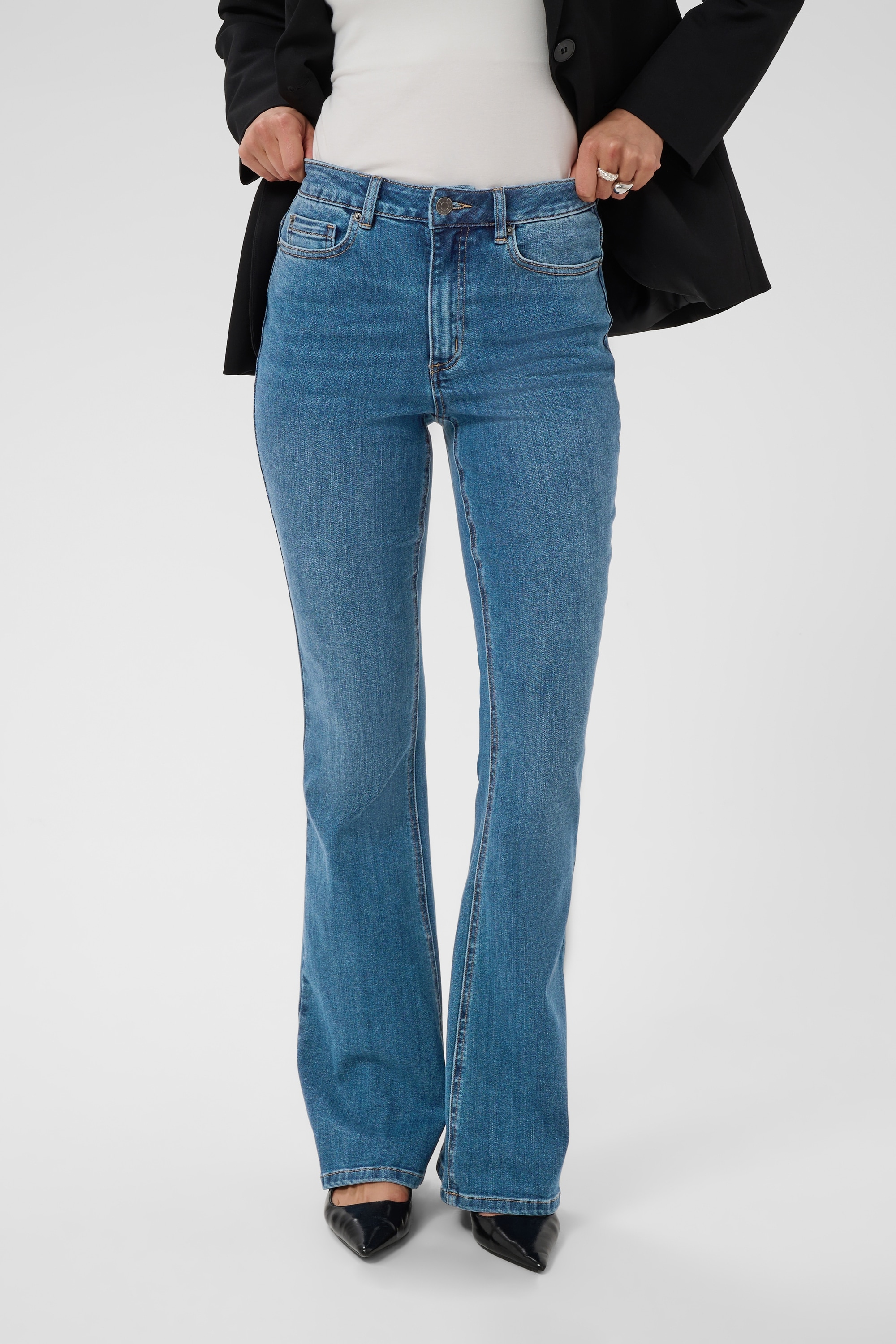 KAFFE Regular-fit-Jeans »Damen Jeans KAforest«