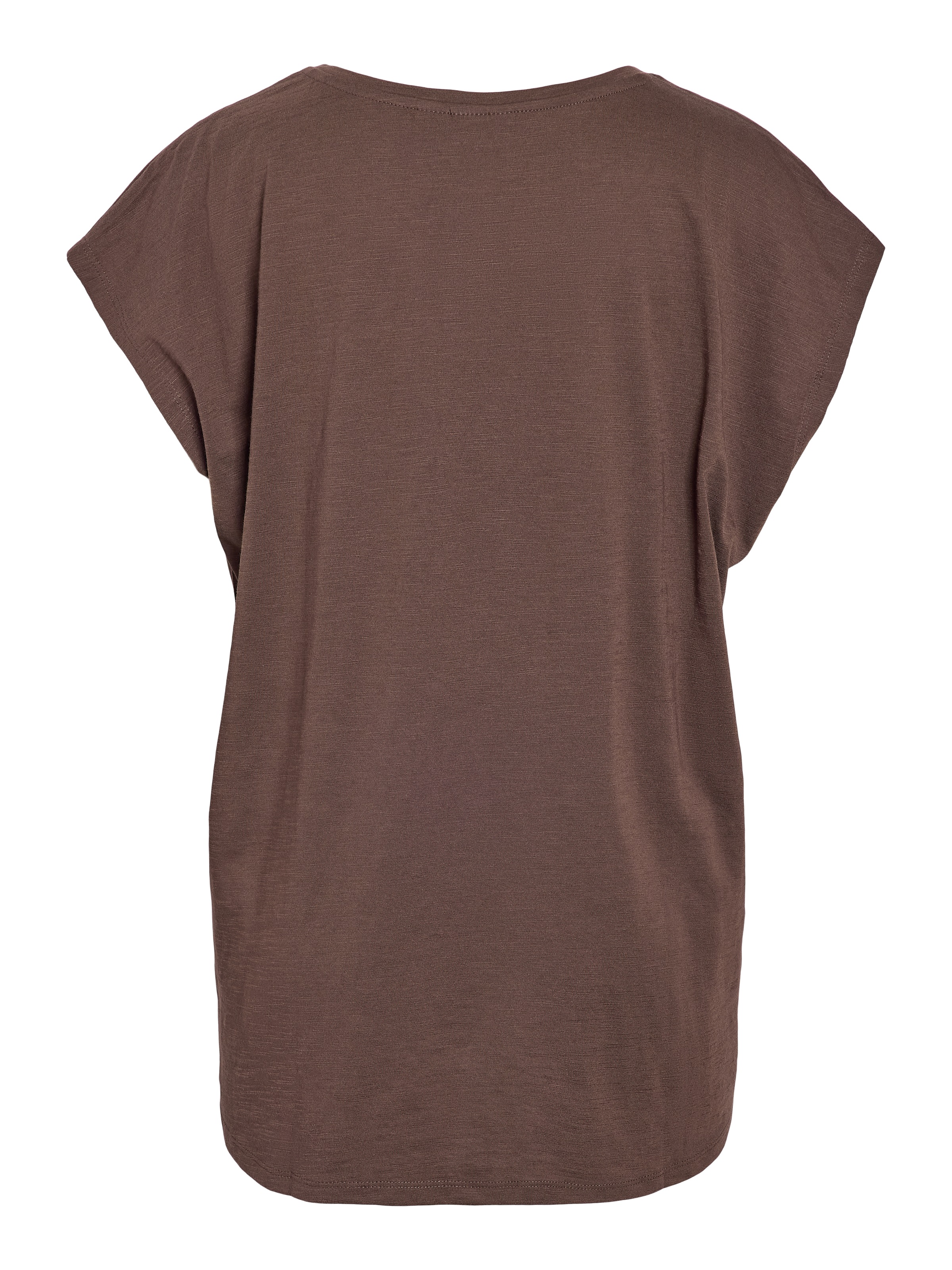 Noisy may Kurzarmshirt »NMMATHILDE S/S LOOSE LONG TOP NOOS« Baumwollmischung, relaxed fit