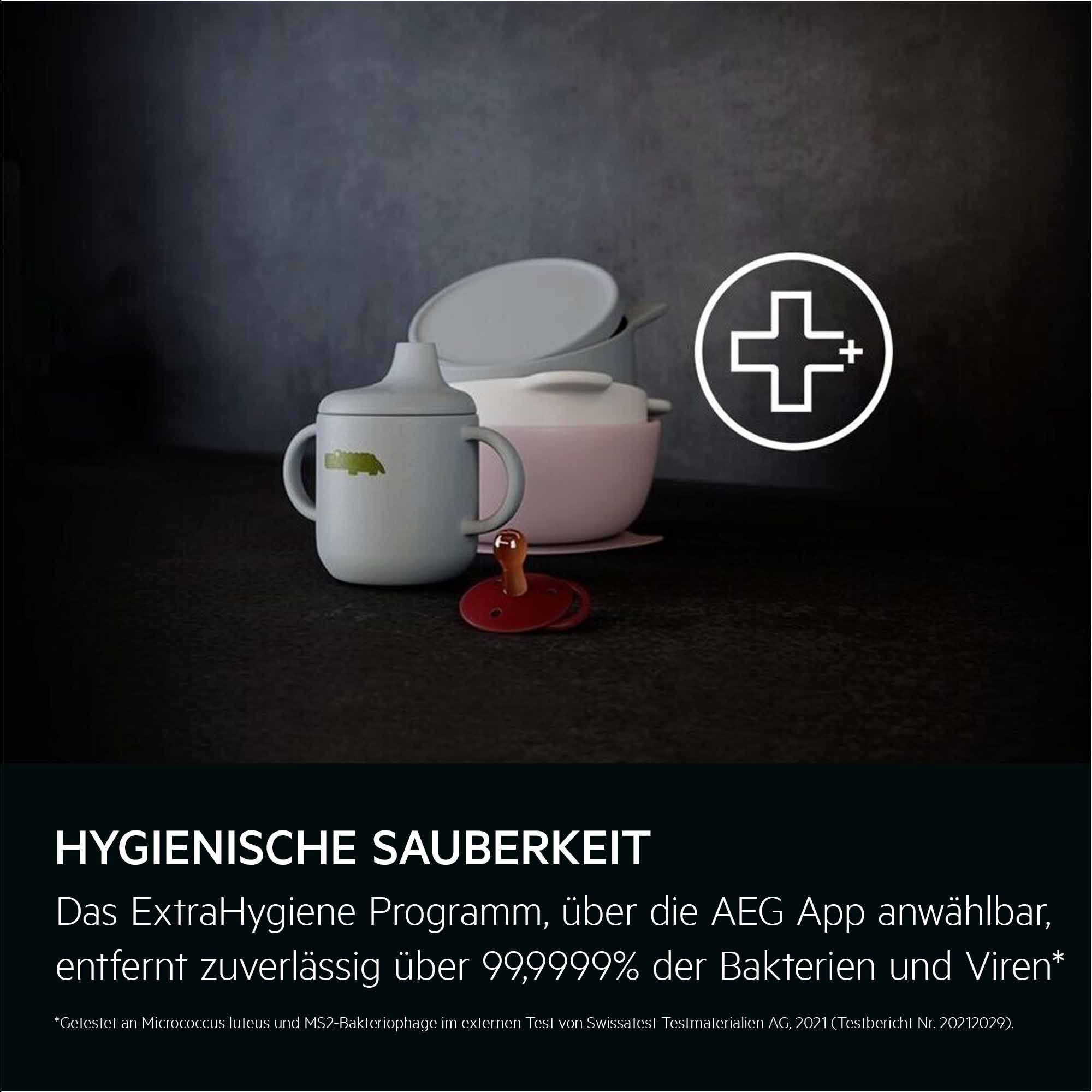 AEG vollintegrierbarer Geschirrspüler »GI9200X2TC« 8,4 l 14 tlg. Maßgedecke Leise Spülmaschine 38 dB kraftvoll gegen Eingebranntes EEK A-10 %