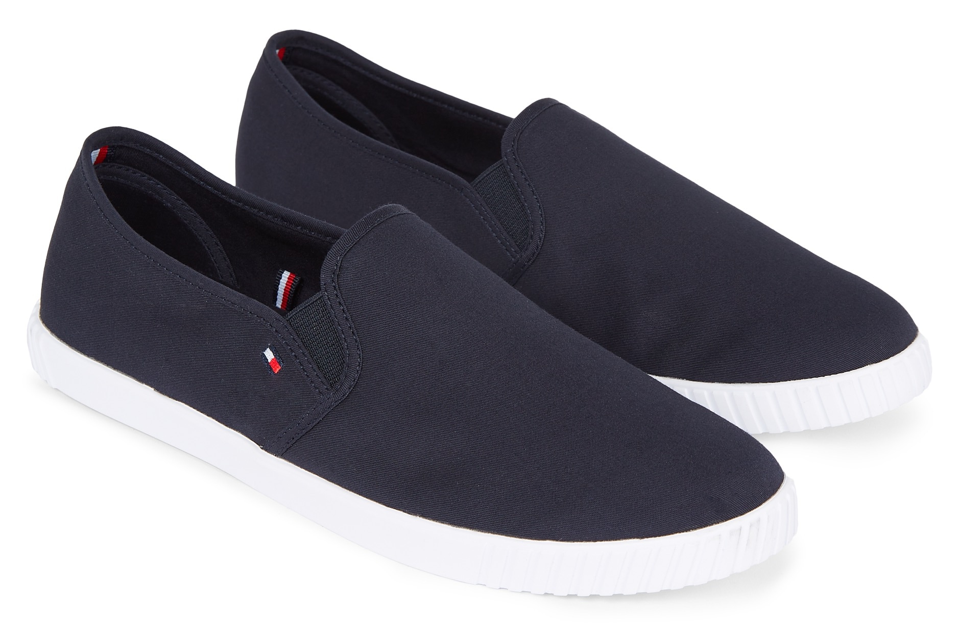 Slipper »CANVAS SLIP-ON SNEAKER«, Freizeitschuh, Slip On Sneaker, Sommerschuh mit...