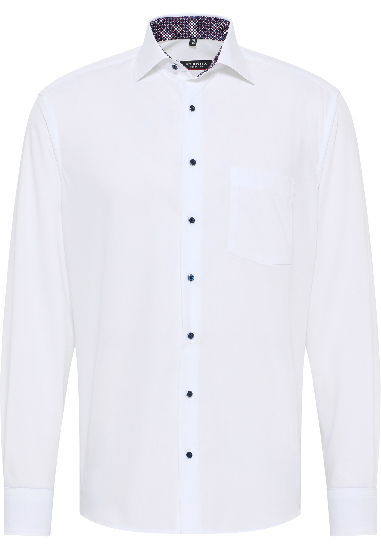 Eterna Langarmhemd »MODERN FIT« NON IRON (bügelfrei)